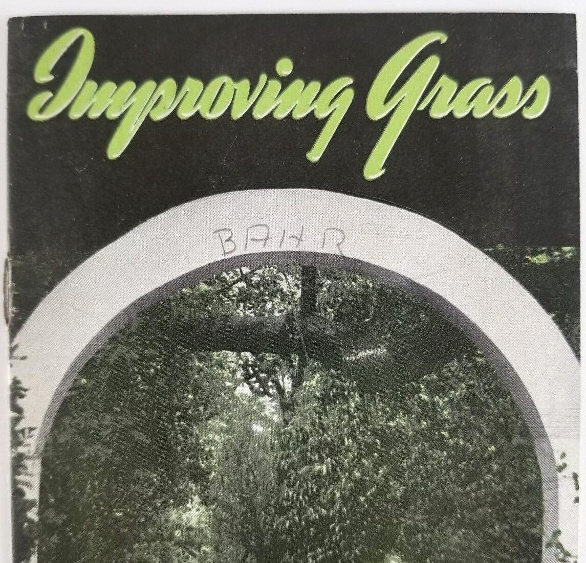 Improving Grass National Fertilizer Association Vintage Brochure 1941