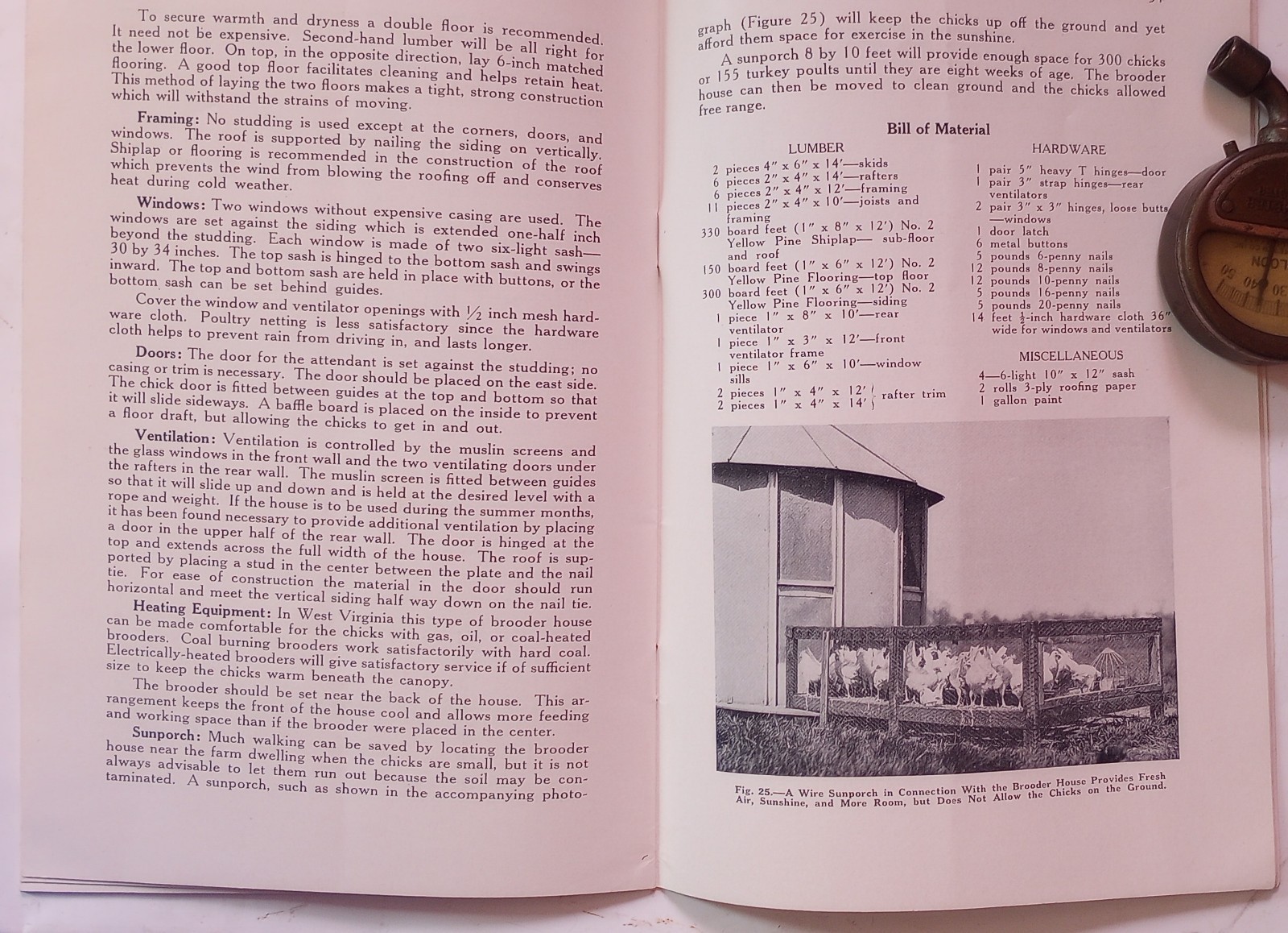 1938 Poultry Houses & Appliances For West Virginia Brochure/Booklet