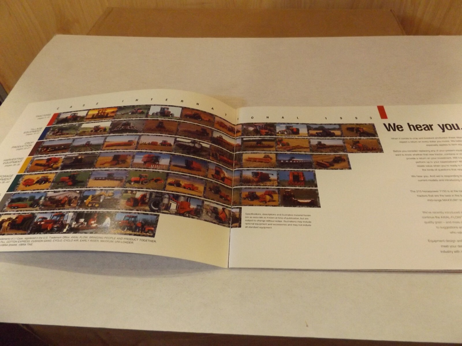 1993 CASE INTERNATIONAL BUYER&rsquo;S GUIDE , LIT # AD-027033