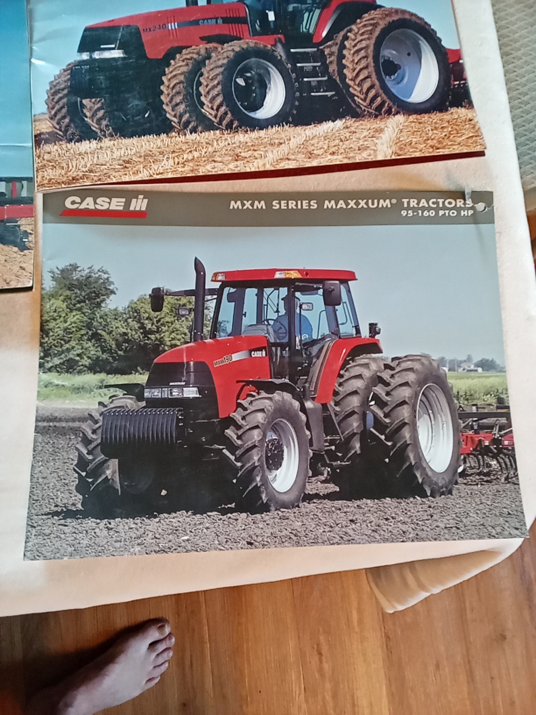 Lot 5 Case Tractor 8900 Maxxum Magnum Sales Brochure Literature Advertising