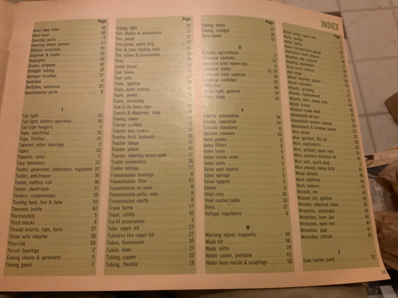 1971 NAPA Home Farm Ranch Supplies Vintage Catalog Part Equipment
