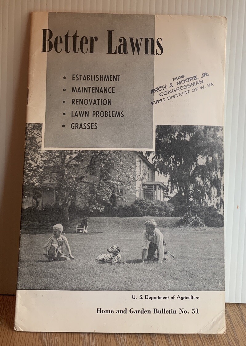 1971 Better Lawns by Home and Garden No.51 Agricultural Vintage Brochure