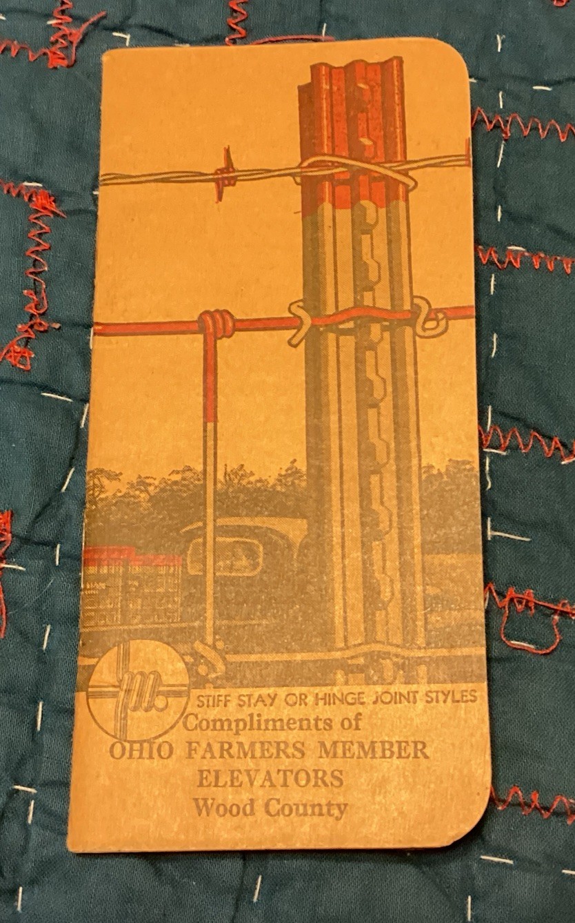 Ohio Farmers Member Red Brand. Keystone Wire Note Book.