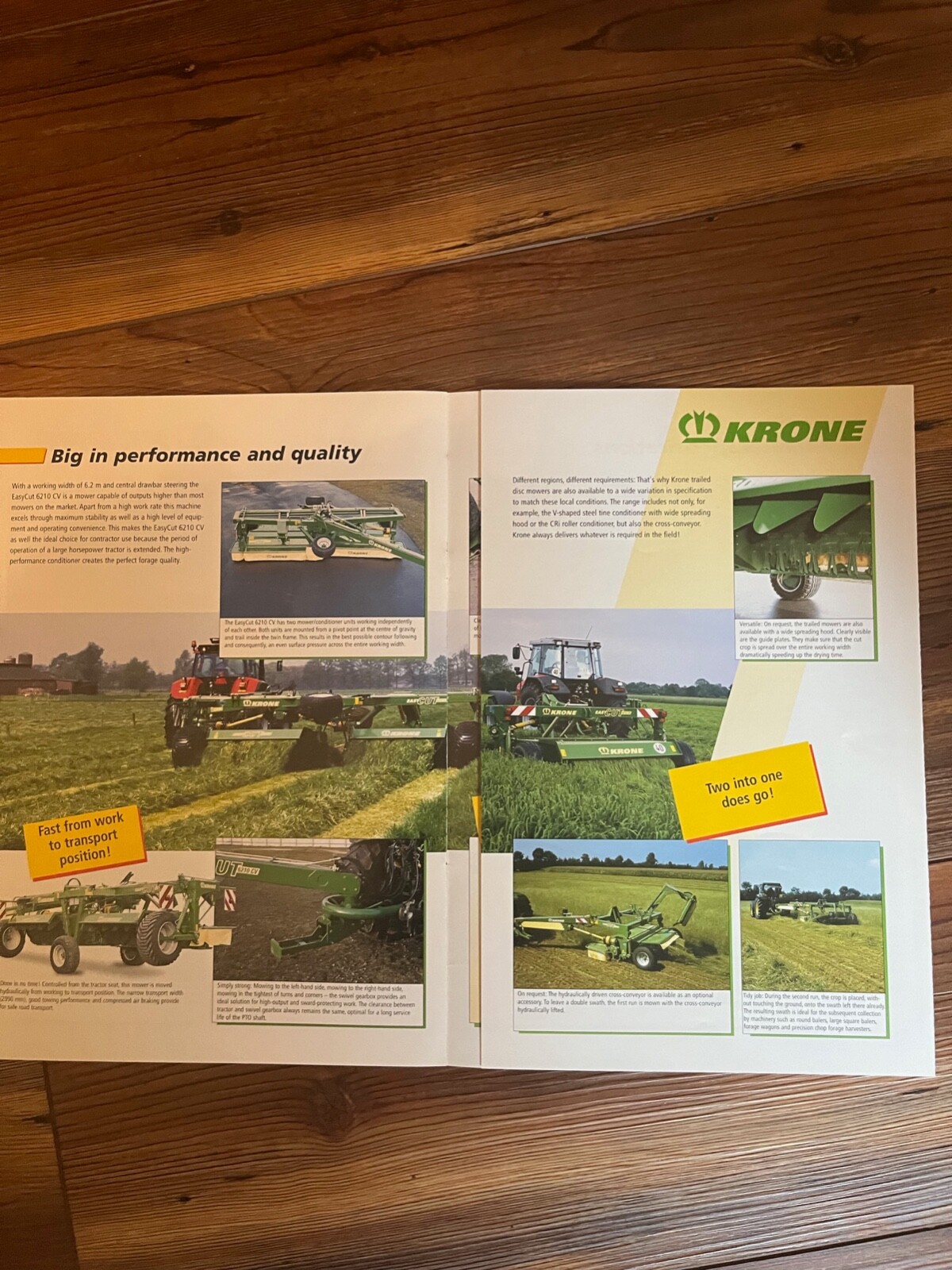 2004 Krone Trailed Disc Mowers sales brochure