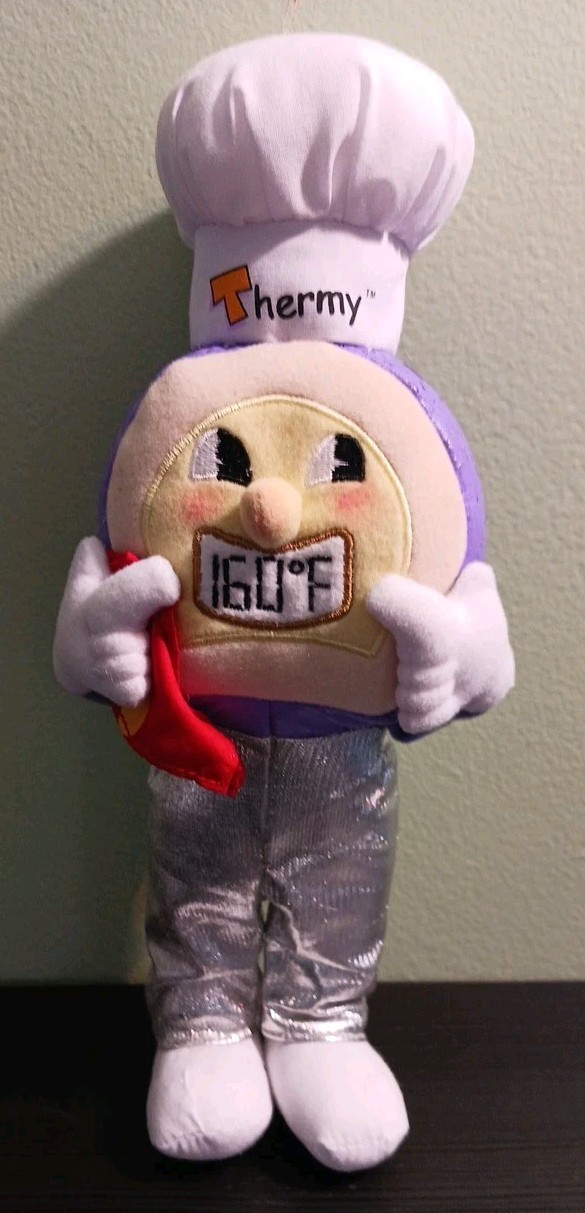 Thermy Thermometer Plush toy 10&Prime; tall U.S. Dept. of Agriculture RARE 2017
