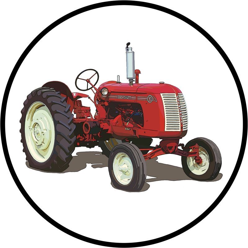 Cockshutt Model 30 Tractor NEW Metal Sign 28&Prime; Dia. Round AMERICAN STEEL