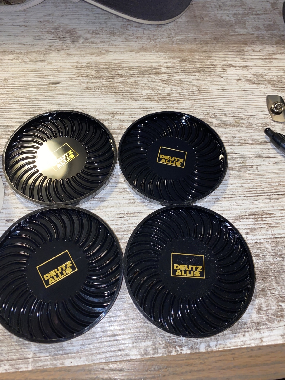 Deutz Allis Plastic Coaster Set Of 4 New In The Package Agco