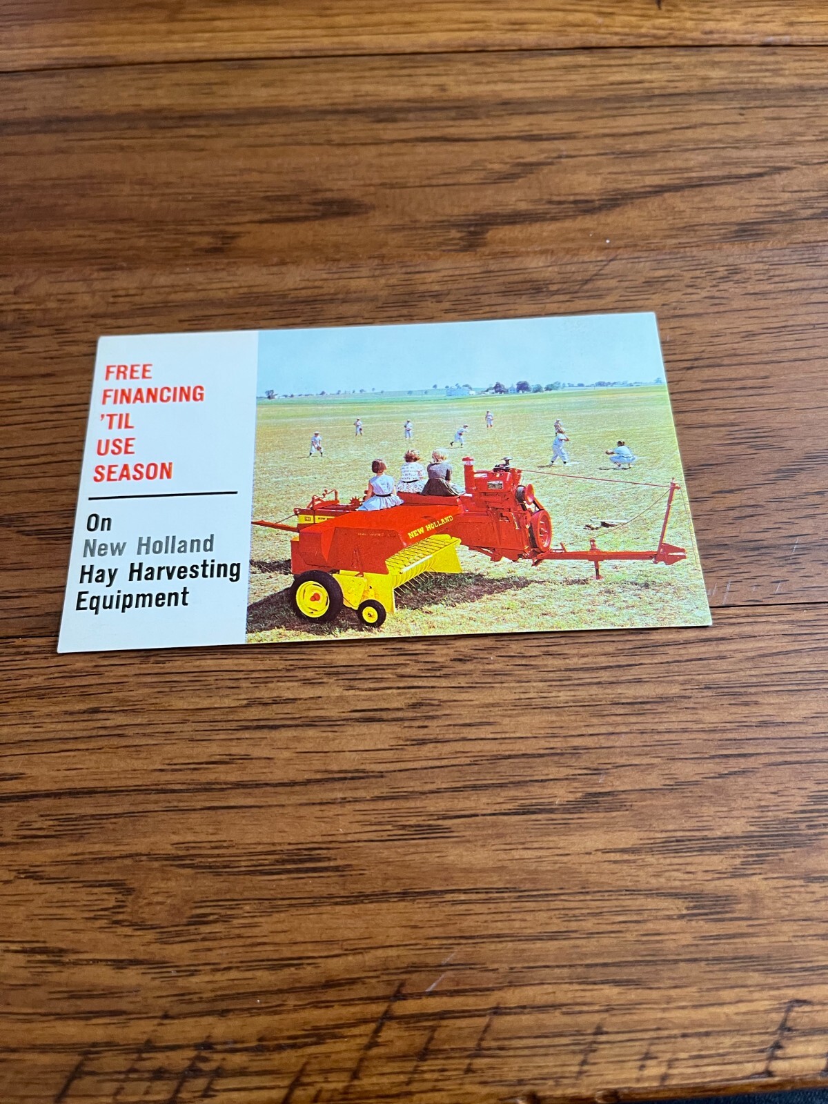 New Holland Hay Harvesting Equipment Postcard Brochure DCPA18