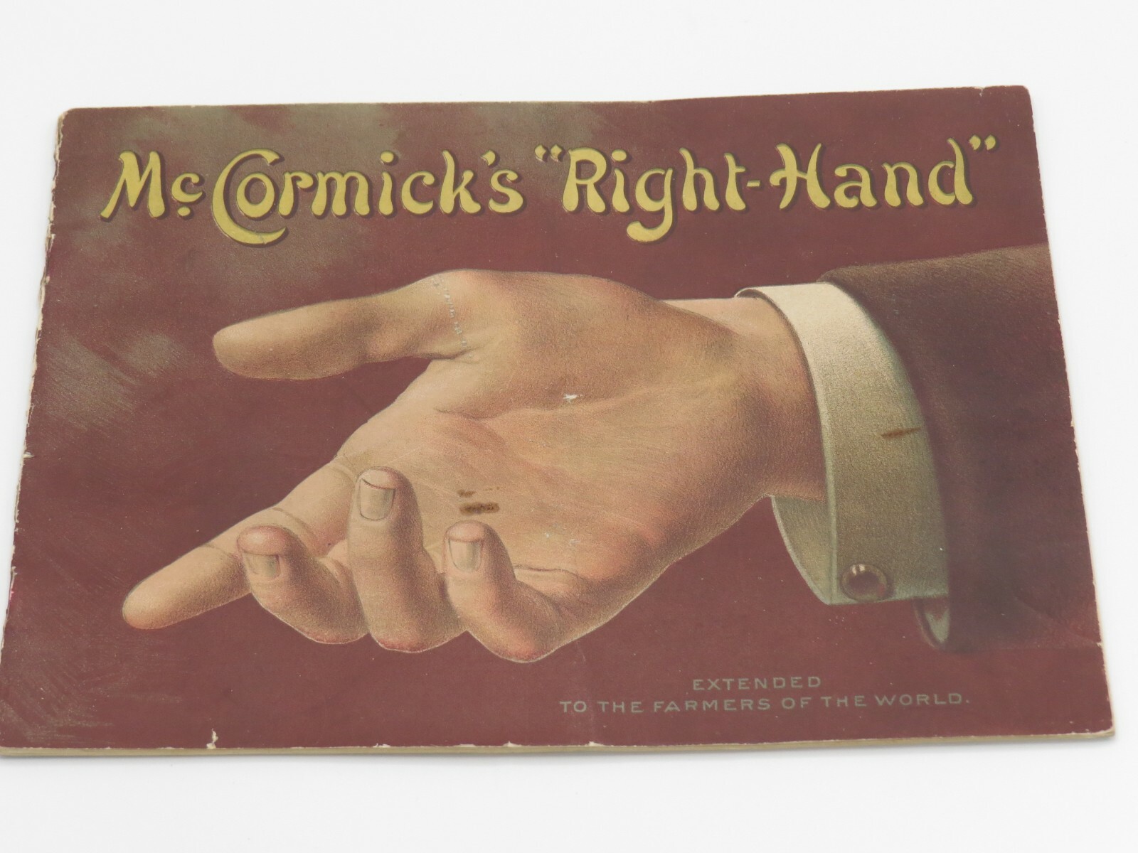 Vintage 1890&rsquo;s McCormick&rsquo;s Right Hand IH Deering Catalog Brochure RARE Binder