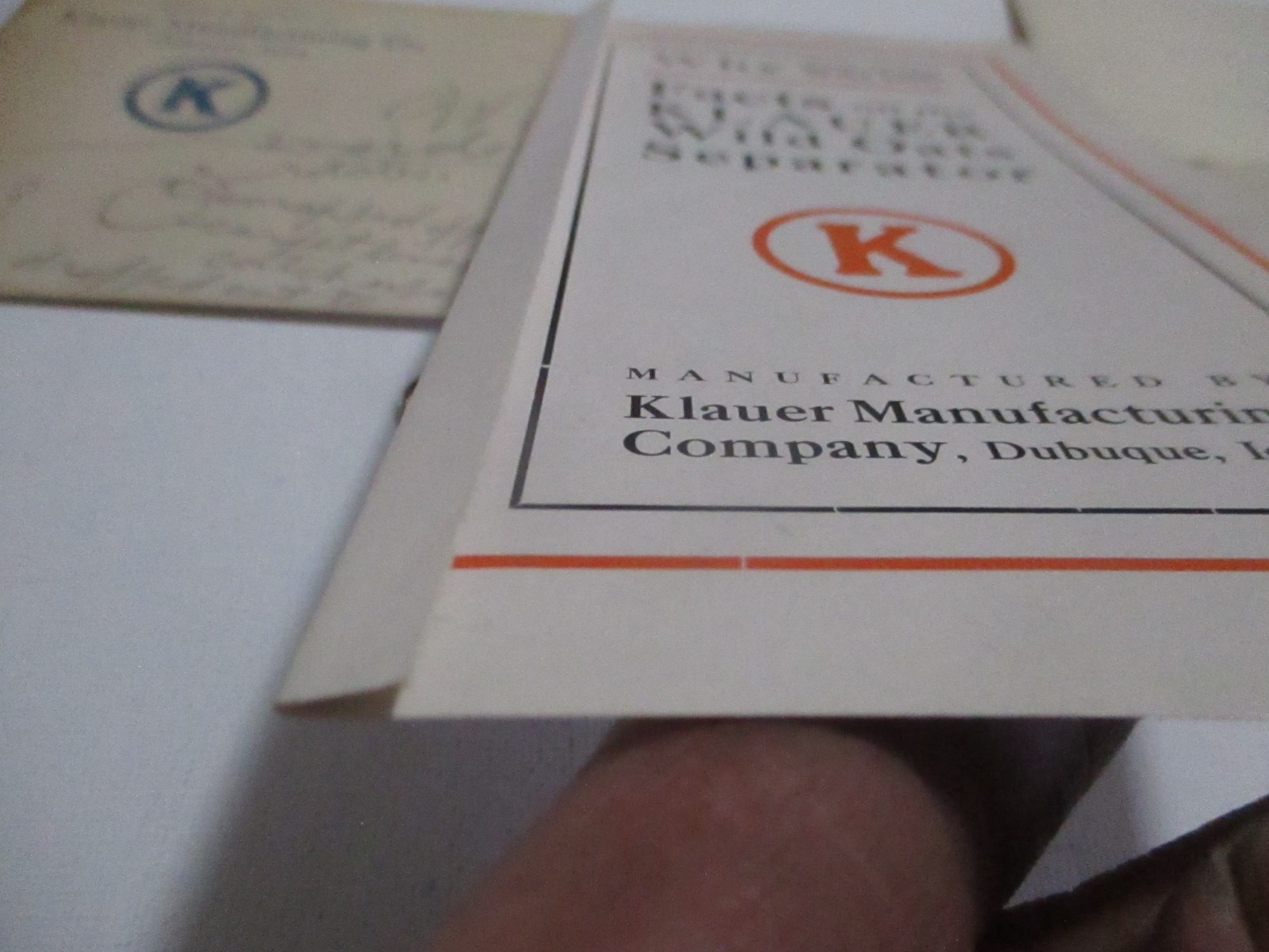 1920s Klauer Wild Oats Separator Brochure
