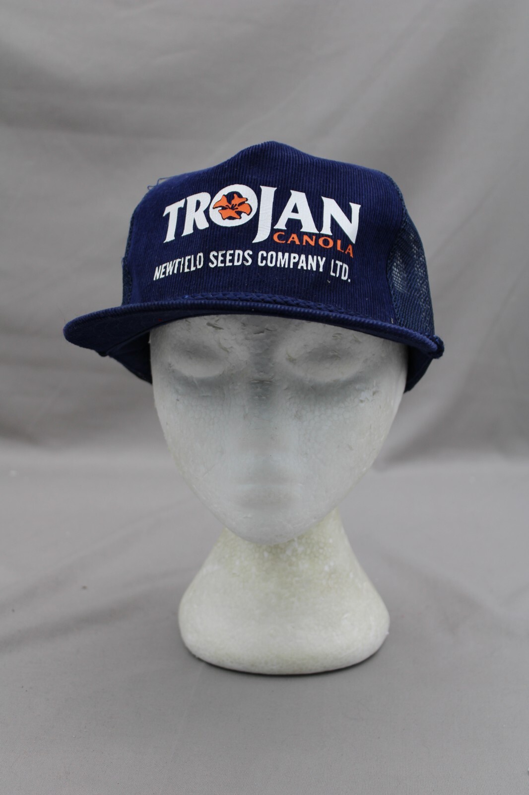 Vintage Farming Hat – Trojan Canola Newfield Seeds – Adult Snapback