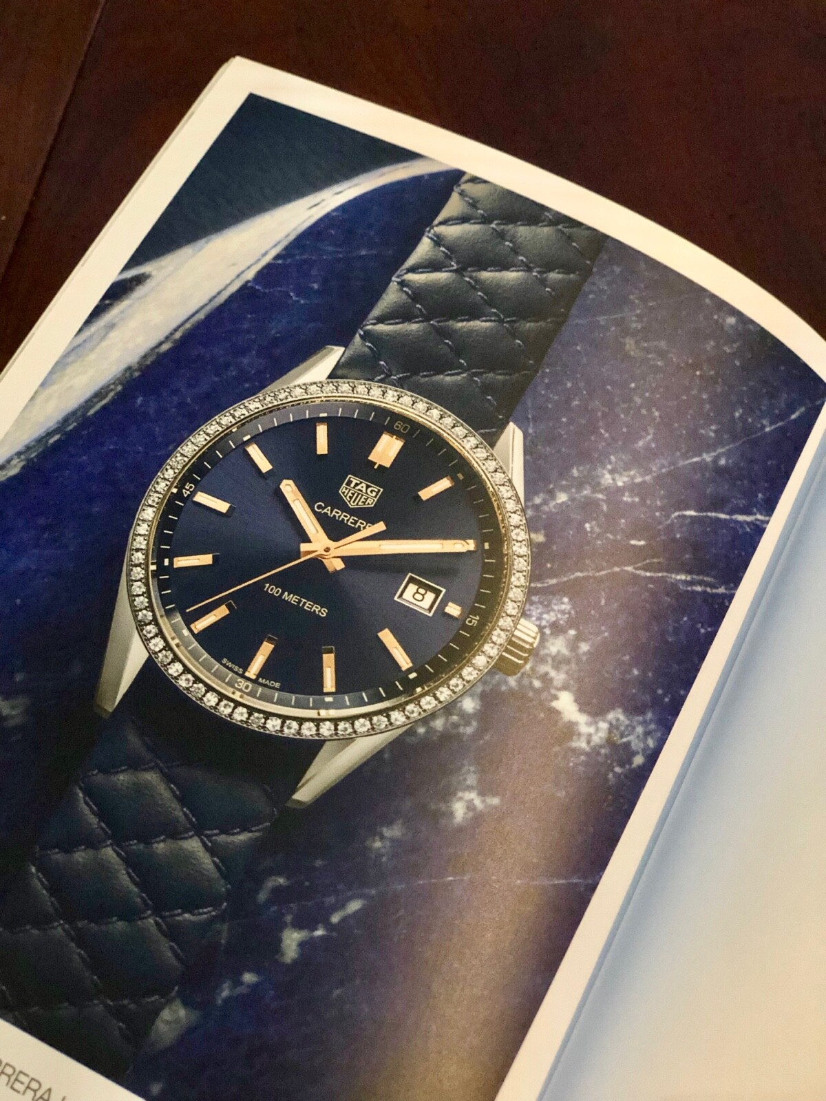 TAG HUER WATCH HARD COVER BOOK BROCHURE FROM 2016-2017