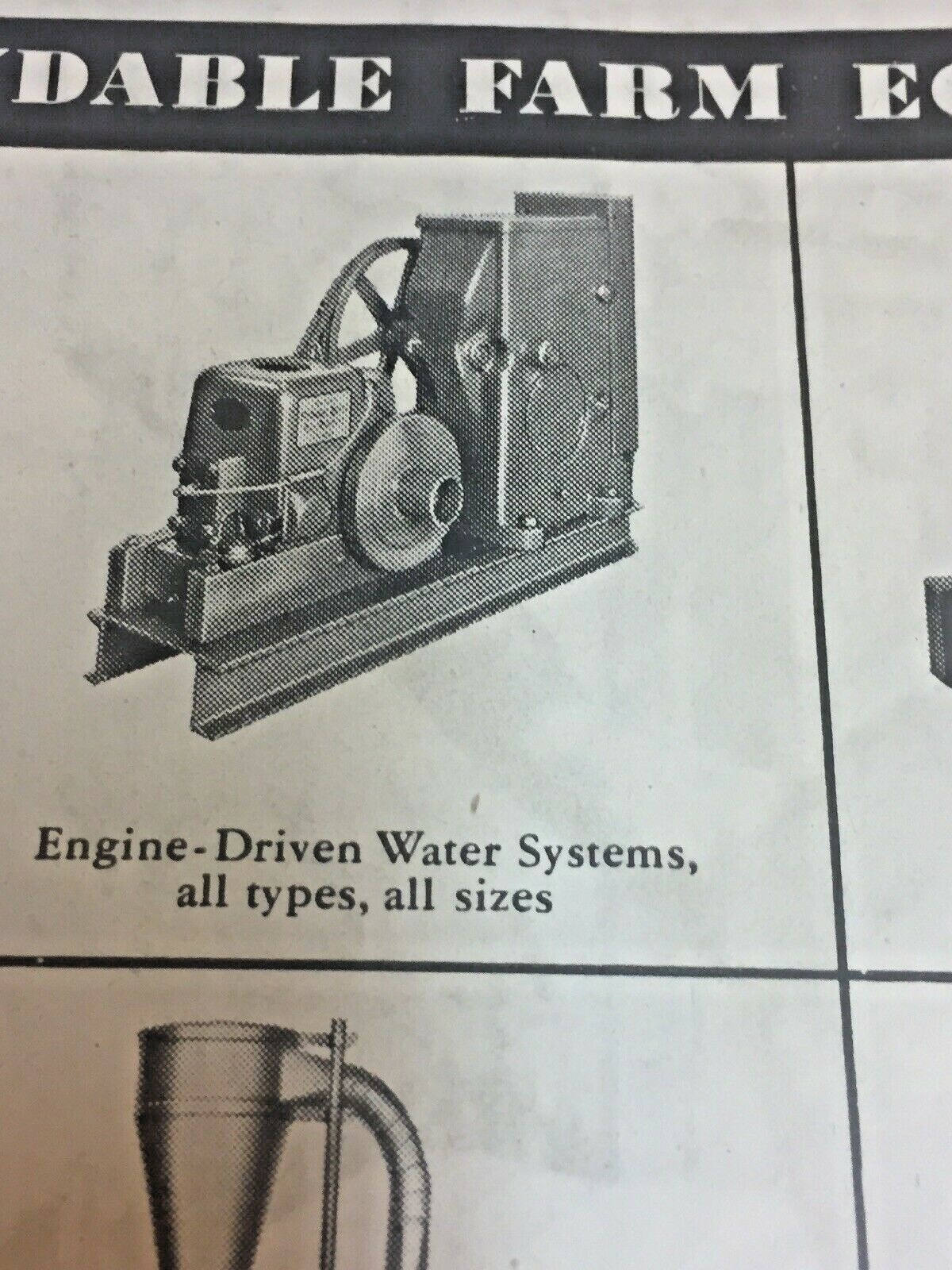 1945 Fairbanks Morse Z Farm Hit & Miss Engine Hammer Mills Windmills Pumps Ad
