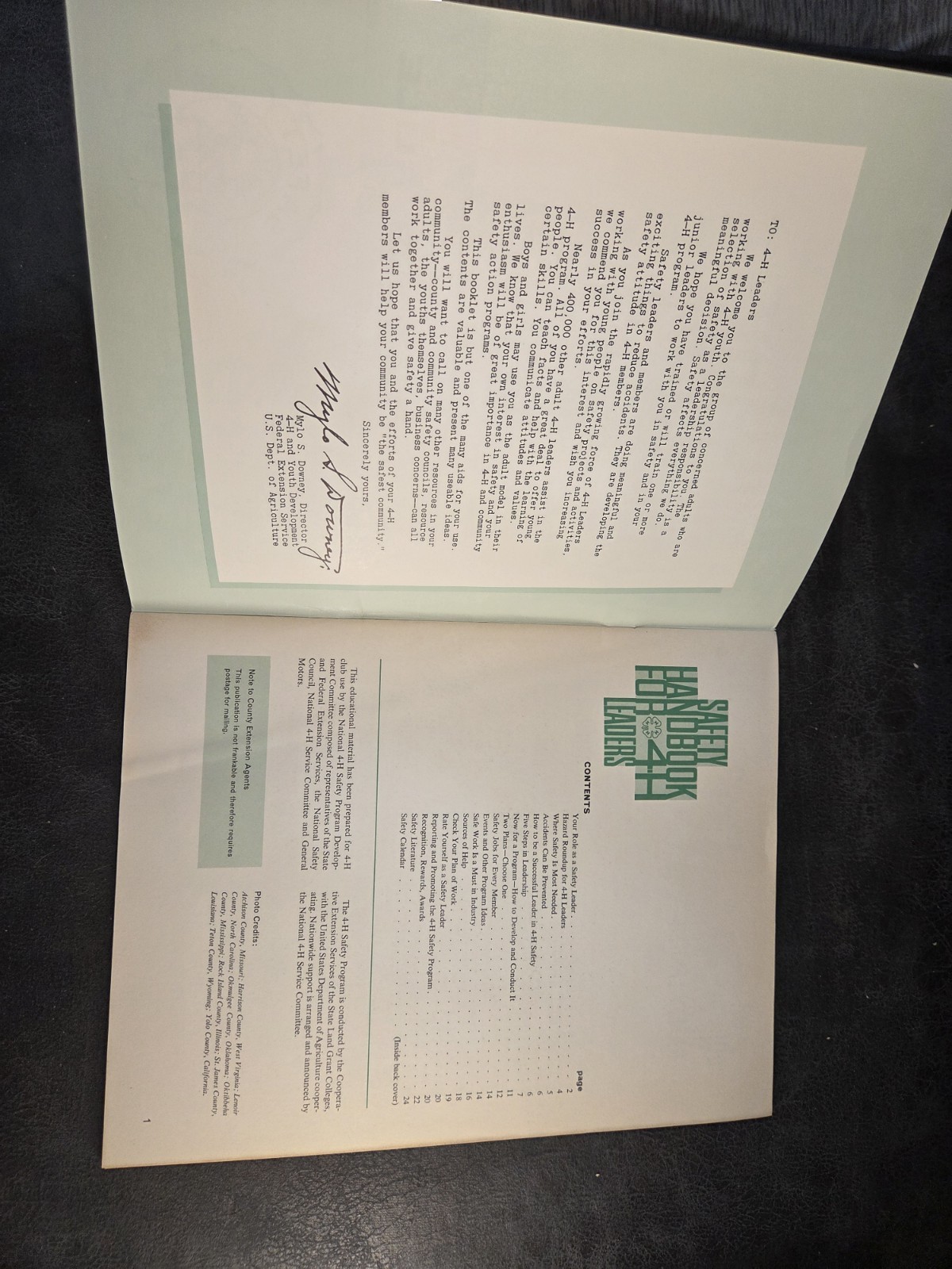 Vintage 1960s 4-H Manual Lot (5) Tractor Small Engine Automotive Safety Iowa