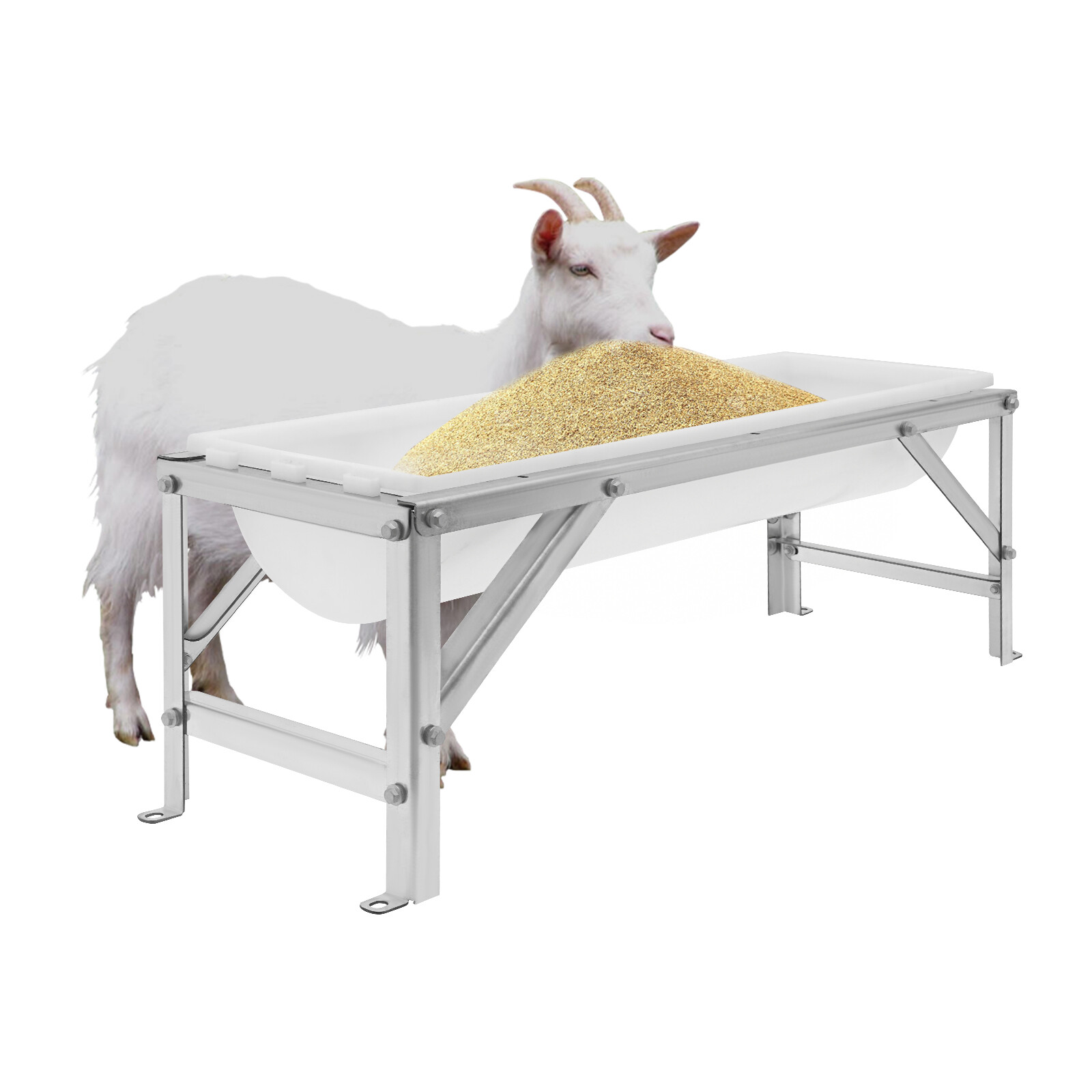 Large Capacity Livestock Feed Trough Long Feeder Feed Trough with Stand SALE