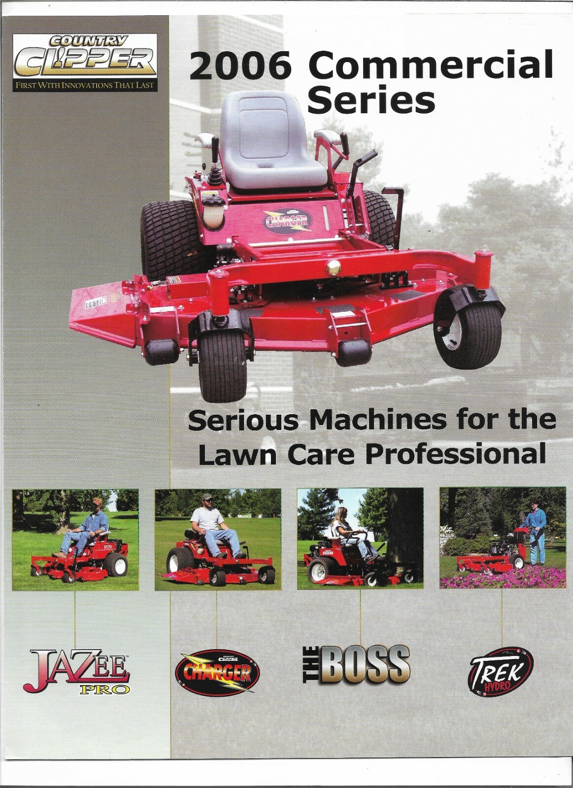 Original OEM 2006 Country Clipper Commercial Series Lawn Care Sales Brochure