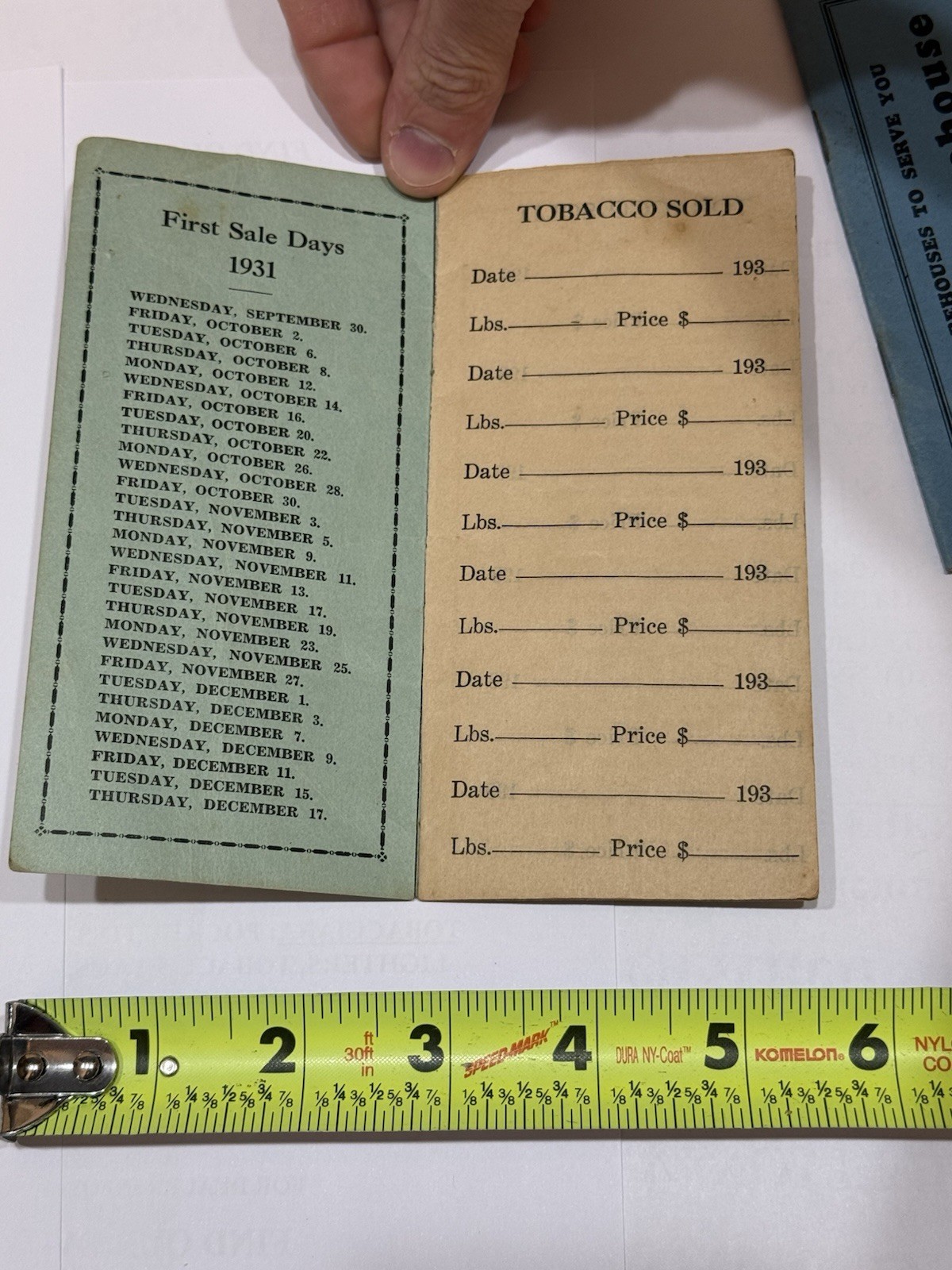 Tobacco Warehouse Books Peppers Growers Winston Salem NC Carolina 1931 1940 WS