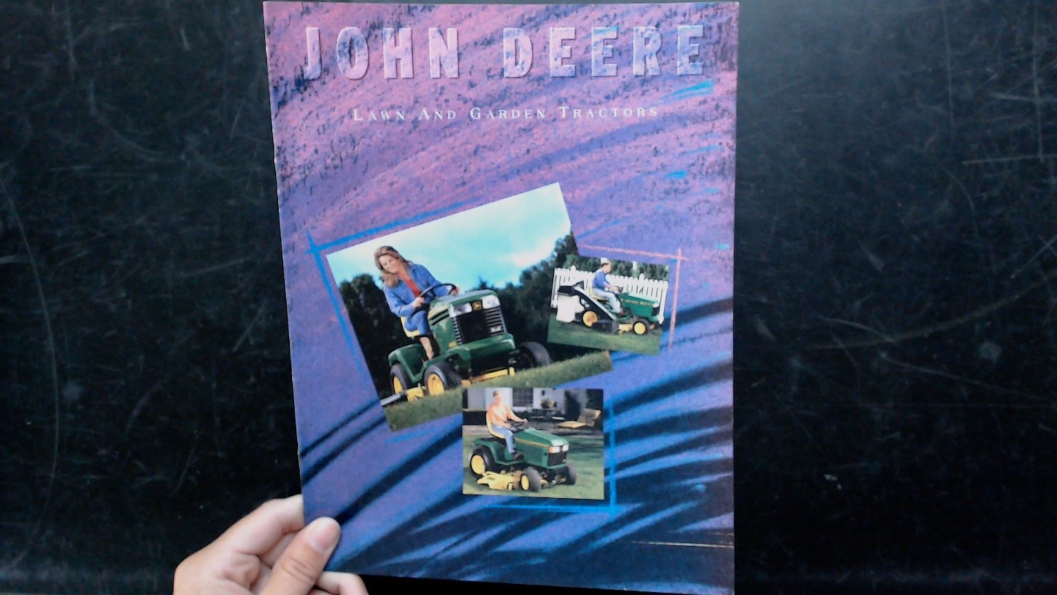 John Deere Lawn and Garden Tractors Brochure Vintage 1990s Advertising