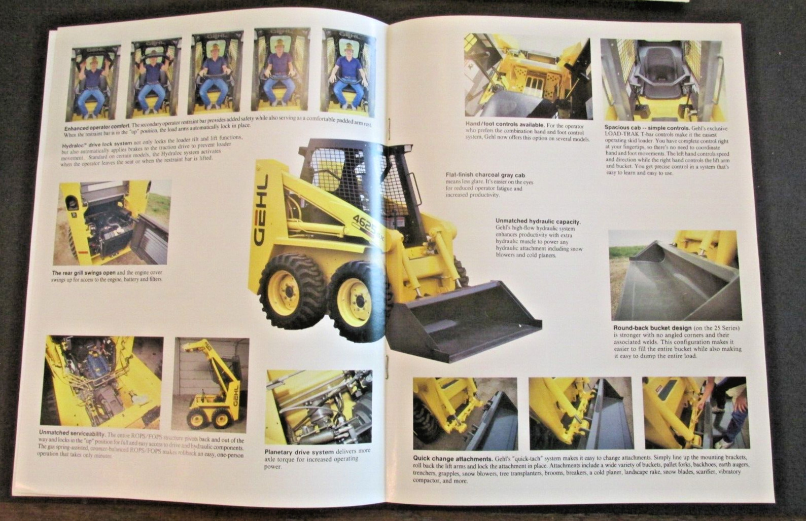 GEHL 4625sx Skid Steer Hansen Implement Great Falls Montana USA Ad Catalog