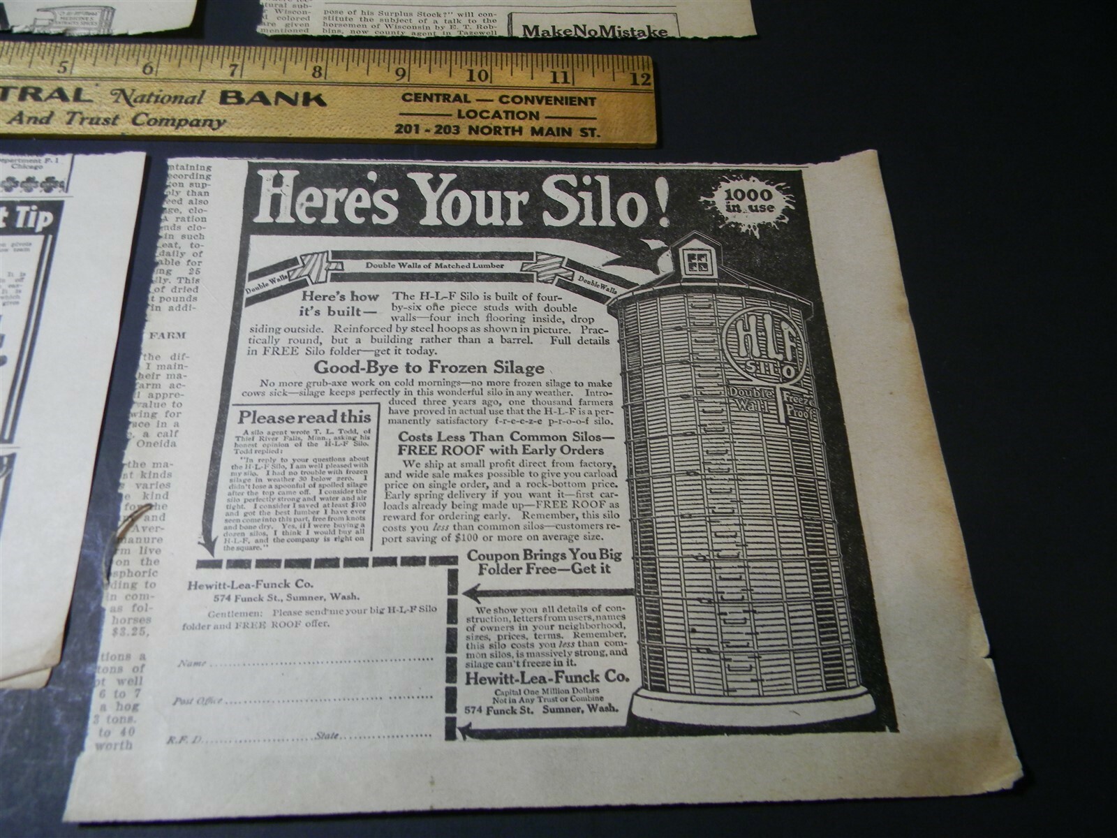 Vintage 1910s Farm Implement Ad Lot Of 4 Man Cave Print Ad 5E1