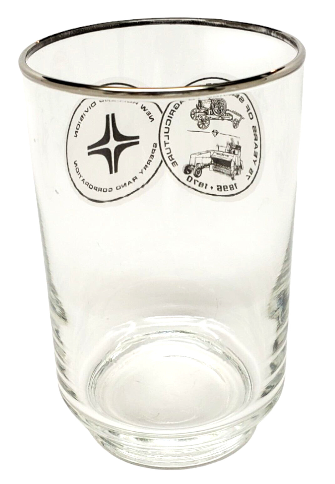 Sperry Rand New Holland 75 Years of Service to Agriculture Glass(es) 1895-1970