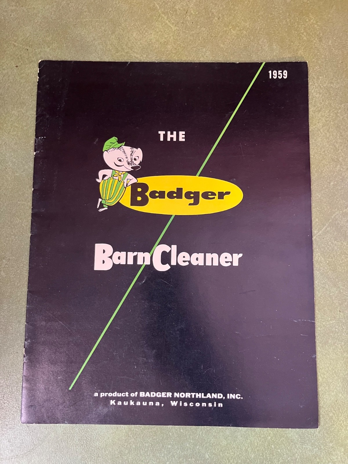 Original 1959 Badger Barn Cleaner Sales Brochure