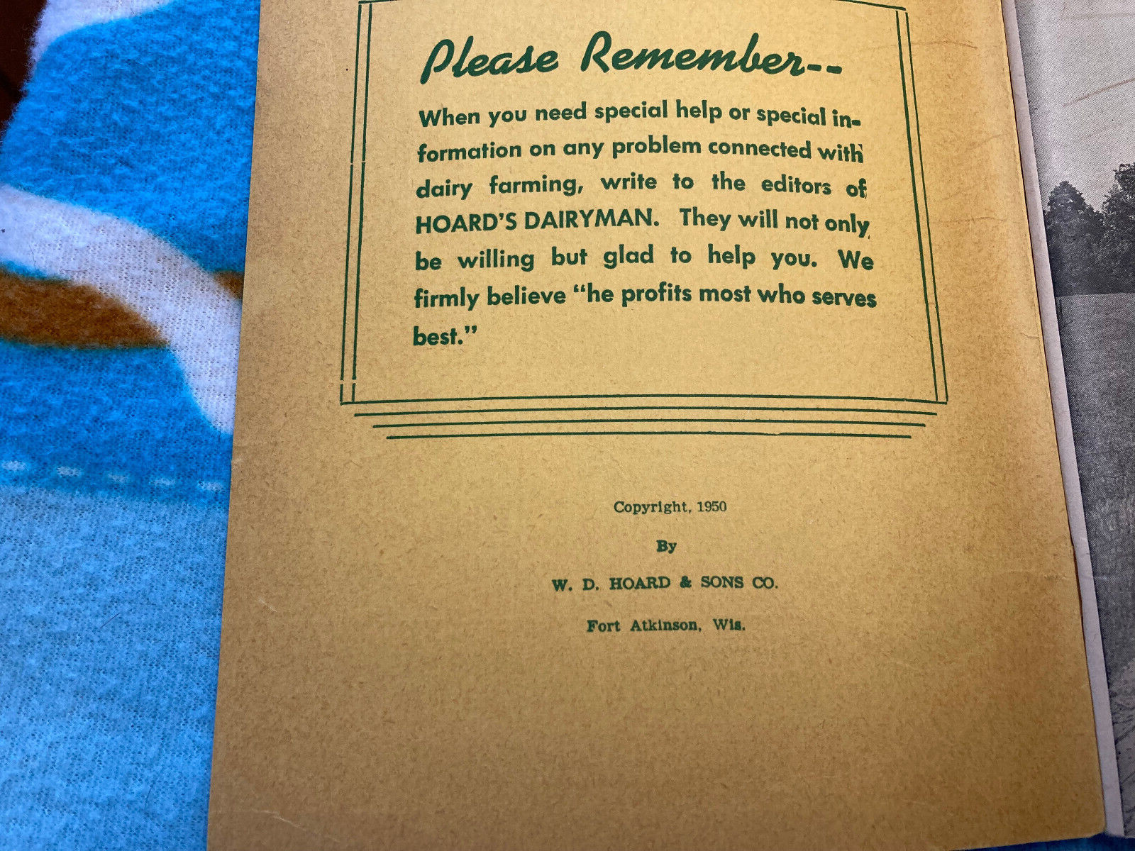 Vintage How to Treat Common Ailments of Farm Animals Hoard&rsquo;s Dairyman 1950