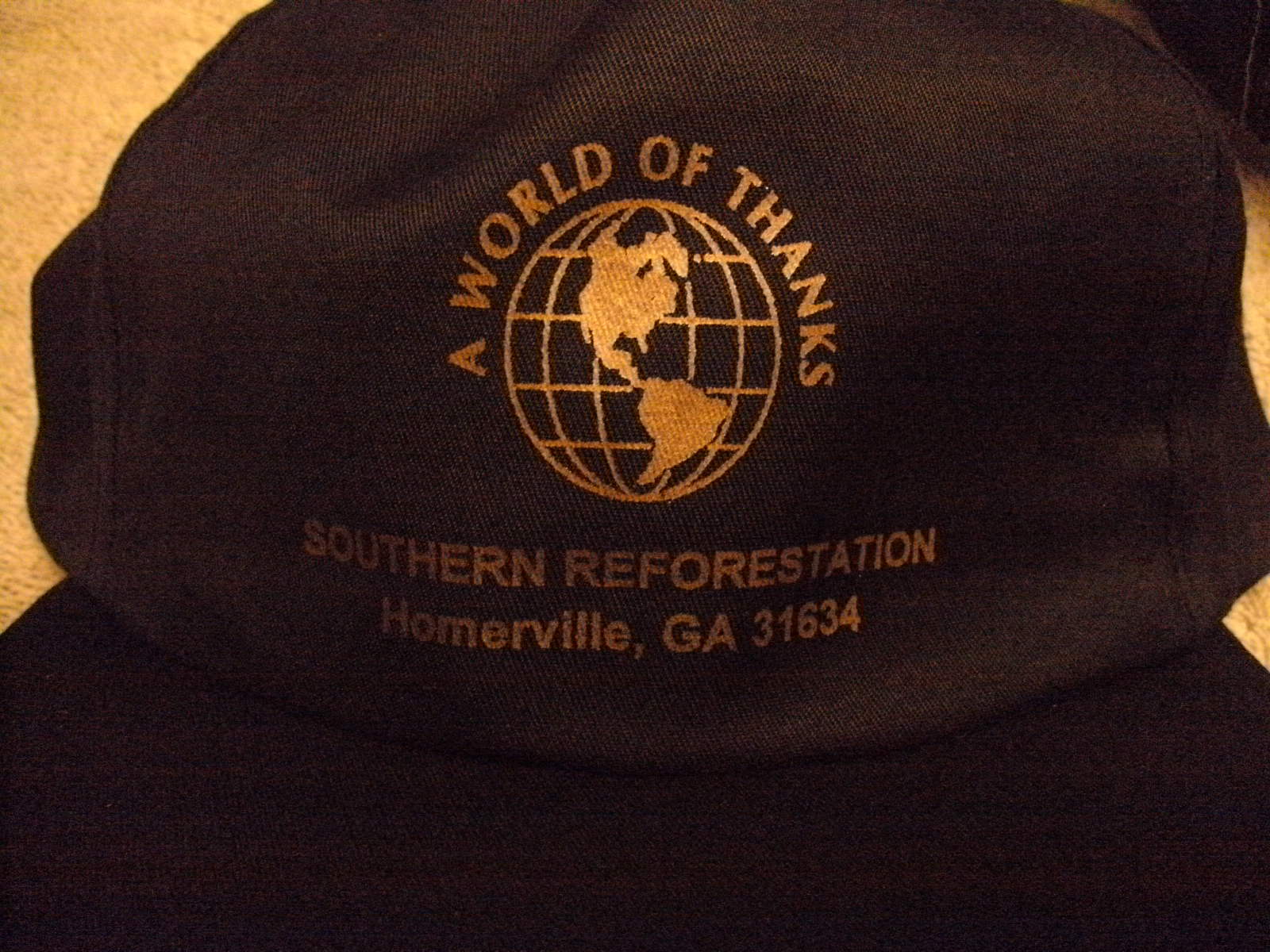 « A World of Thanks « SOUTHERN REFORESTATION INC Baseball Cap one size fits all