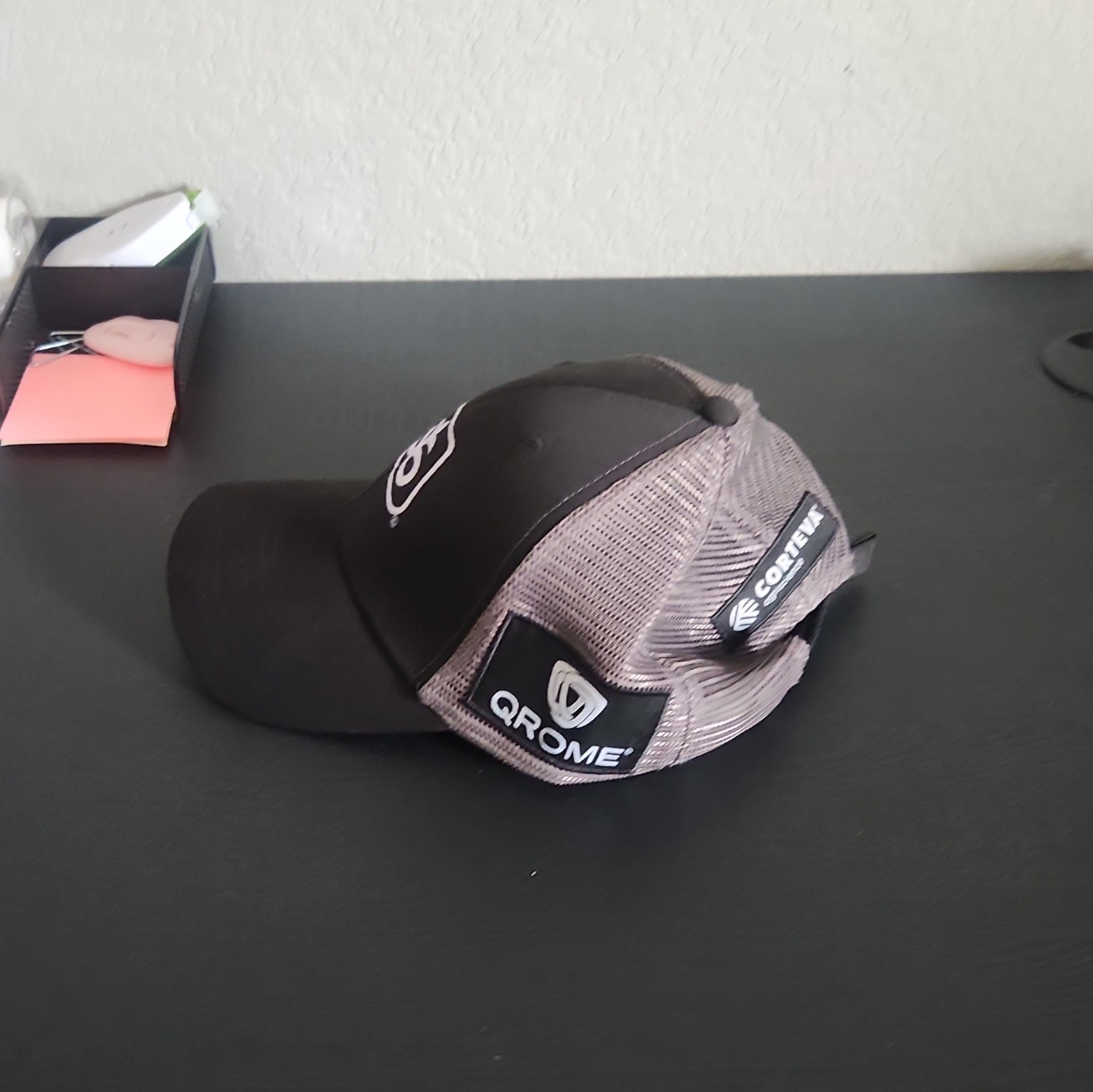 Corteva Agriscience Snapback Trucker Hat Black/Gray Mesh Back Agriculture
