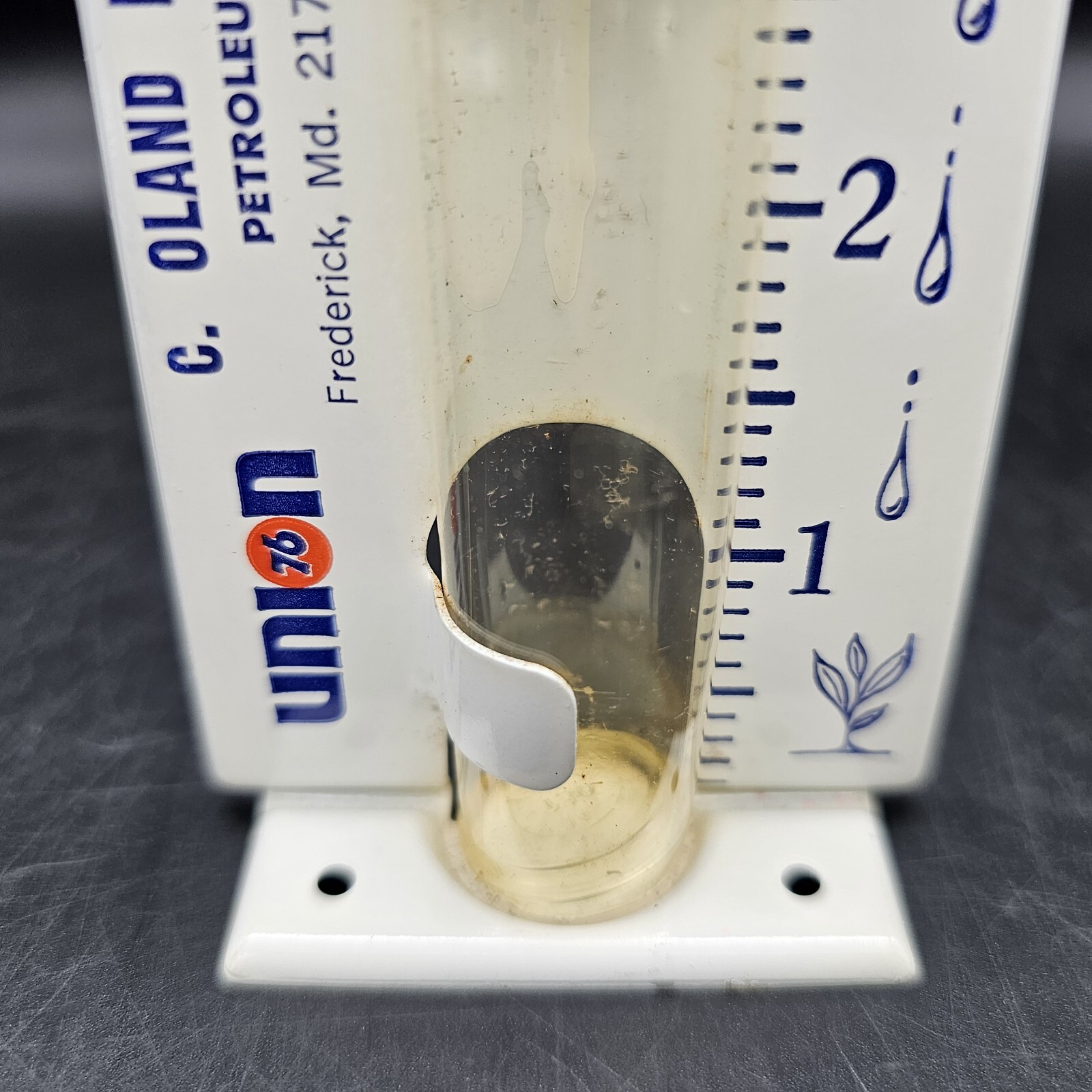 Vintage Advertising Rain Gauge Union 76 Oland Frederick MD