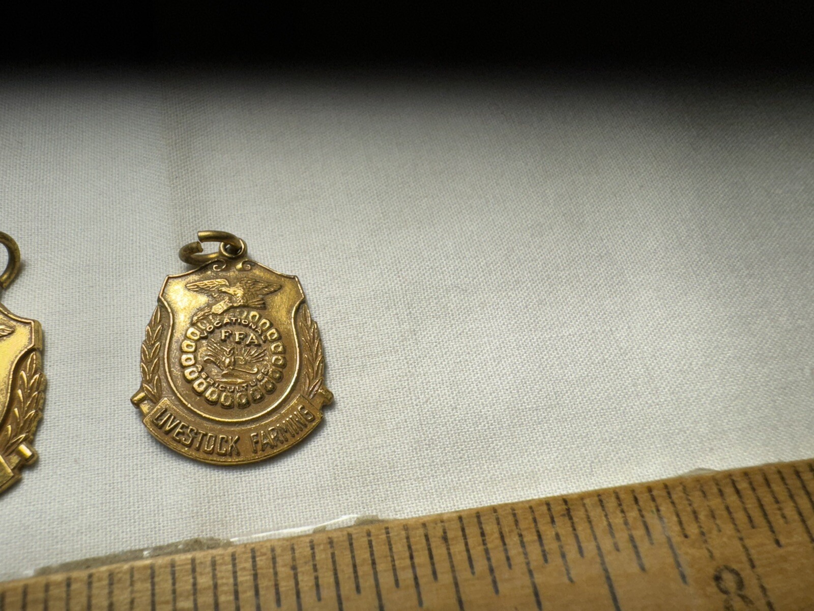 1940&rsquo;s Lot of 3 FFA Future Farmers of America Charms Pendants Livestock Crops