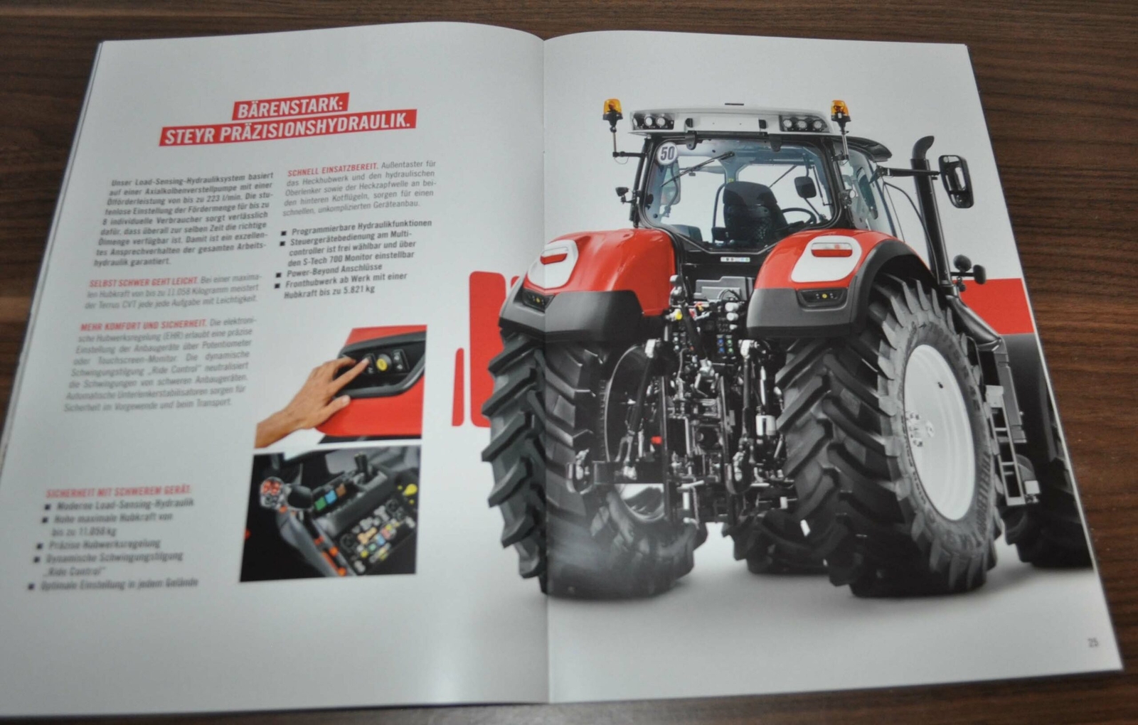 Steyr 6270 6300 Terrus CVT Tractor Brochure Prospekt