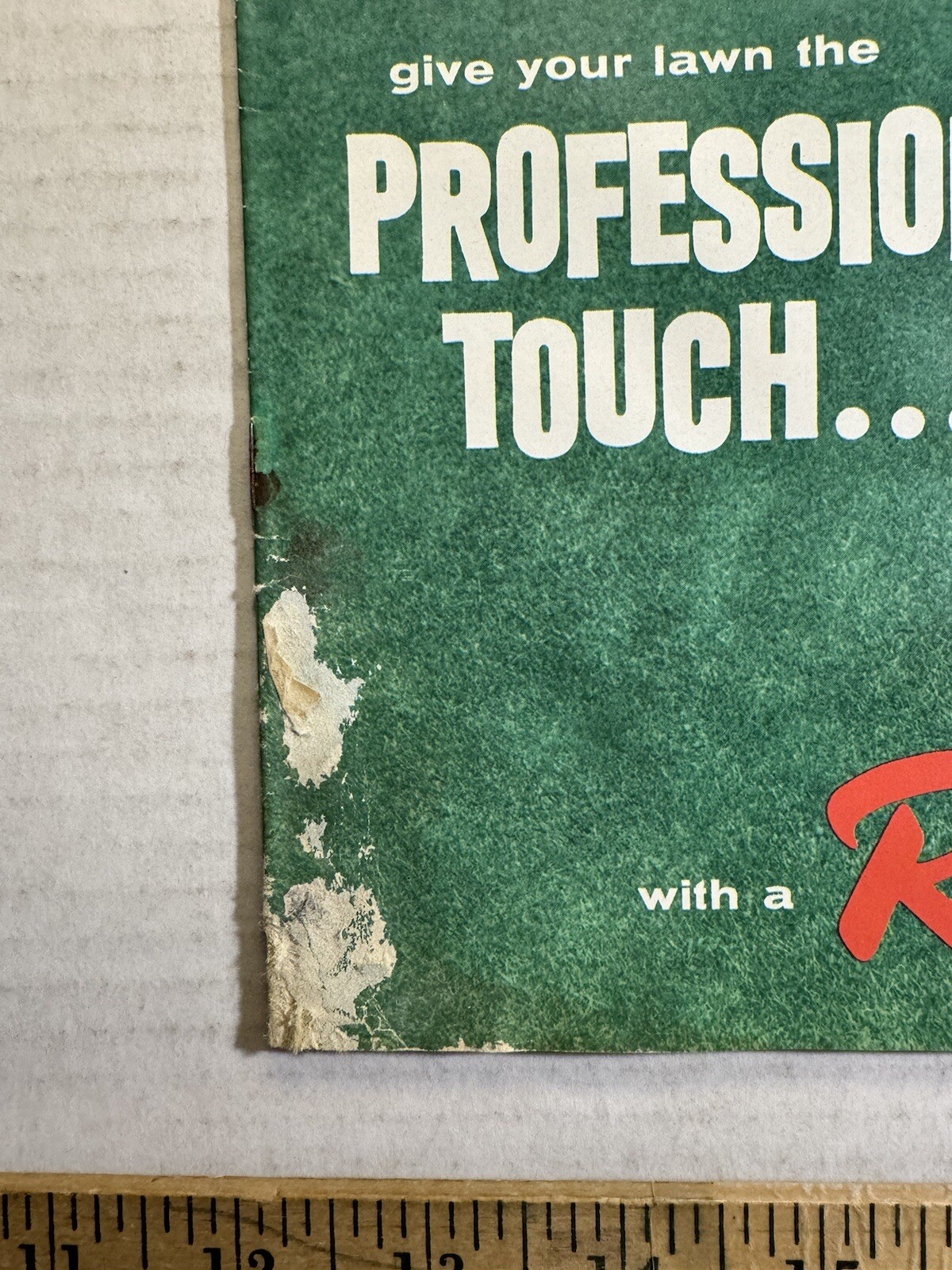 Vintage Give Your Lawn The Professional Touch With A Reo Lansing MI Brochure