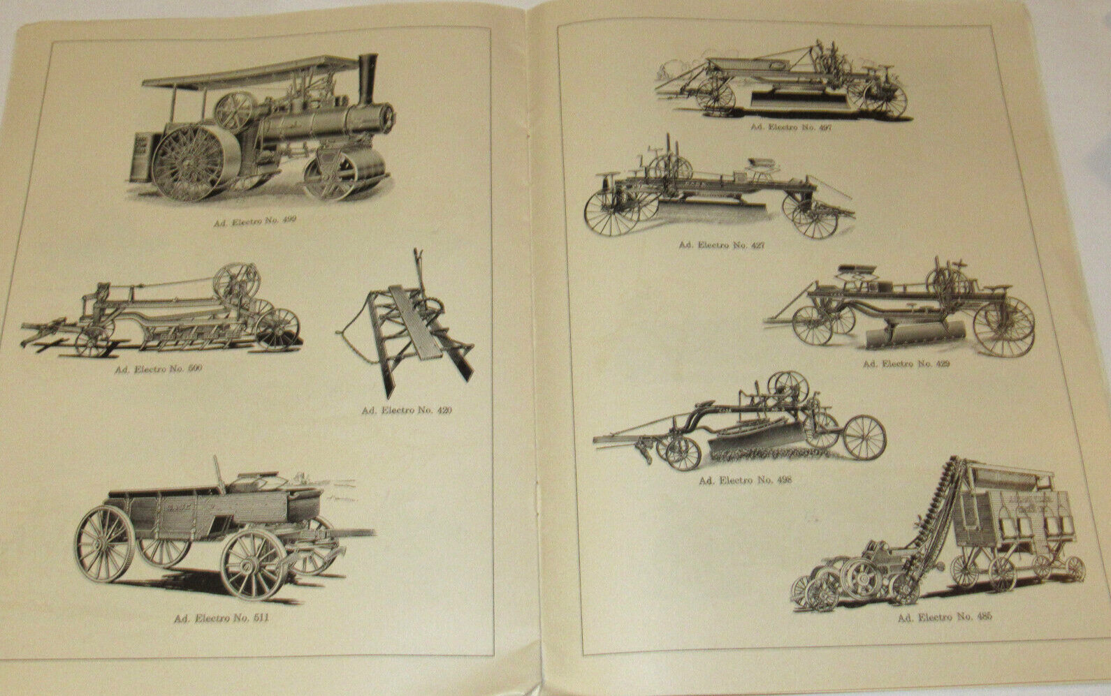 1914 JI CASE DEALER CONTEST BOOKLET! ELECTROTYPE CATALOG! TRACTORS/CARS/THRESHER