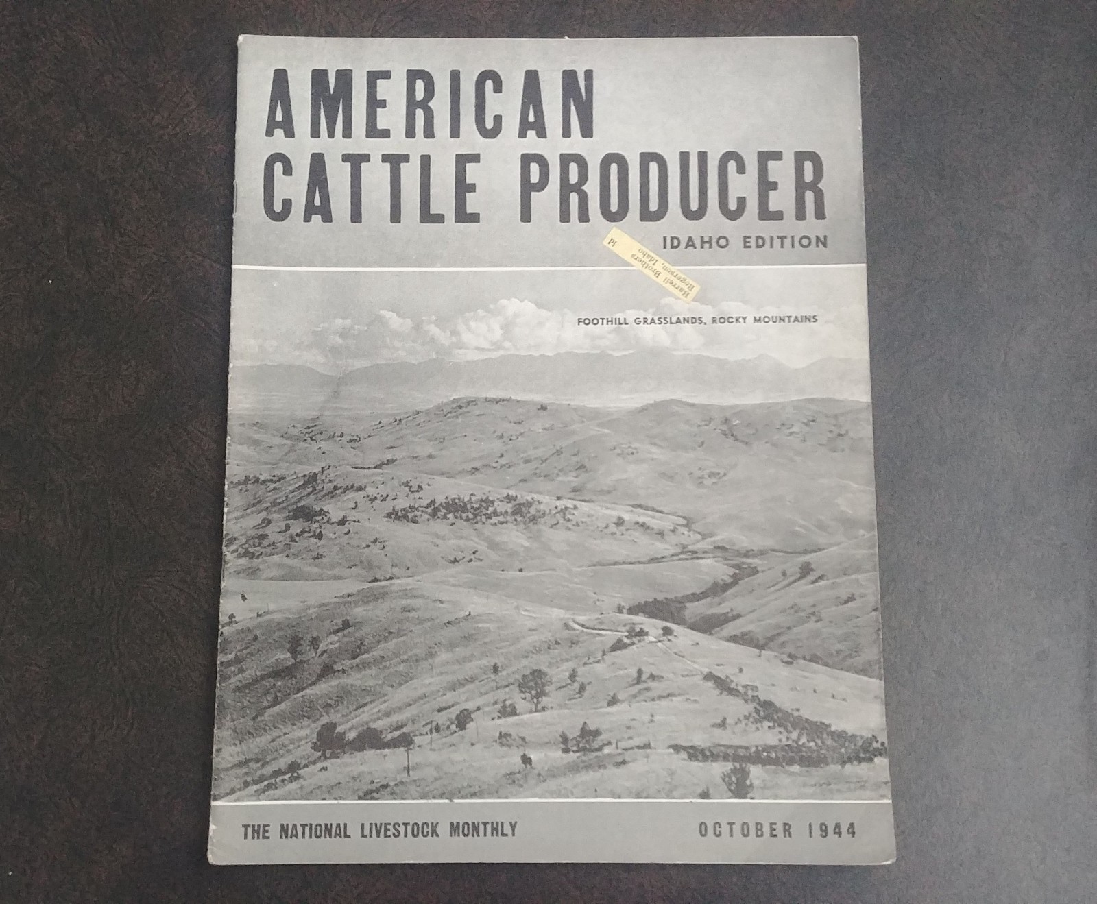 1944 American Cattle Producer [Lot of 4] Idaho Ed. – Livestock Monthly Vintage