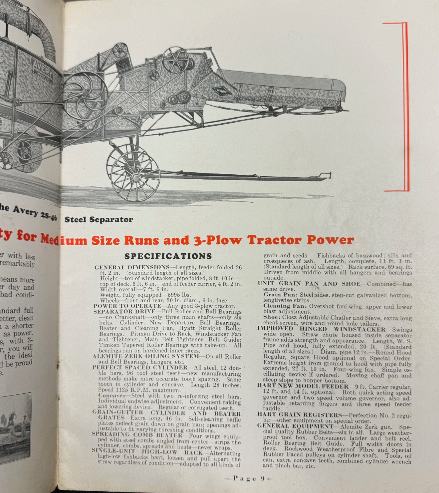1931- Avery Threshers Catalog – Peoria, IL – Antique Ag – Avery Power Machinery