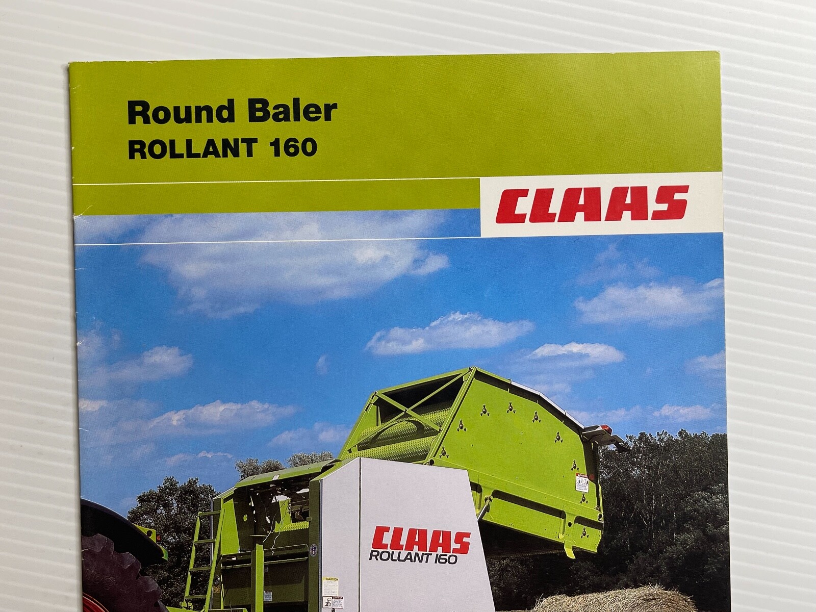 CLAAS Rollant 160 Round Baler Sales Brochure *2004* (Showroom Sales Book)