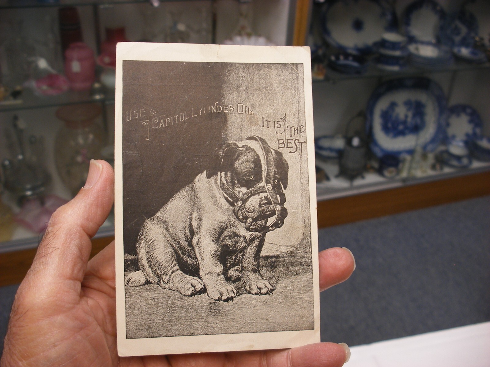 Vtg Farming Equipment Trade Card – Capitol Cylinder Oil Consolidated Peoria IL