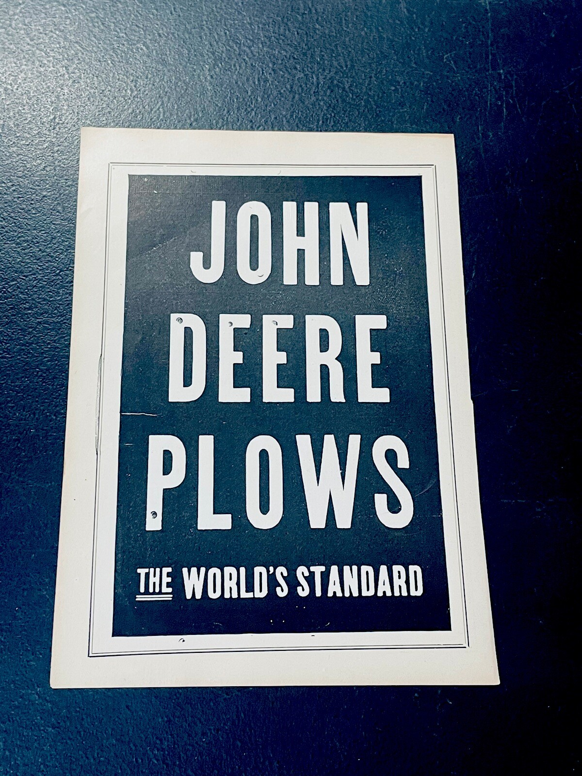 ORIGINAL 1907 John Deere Plows Farm Implement Advertising
