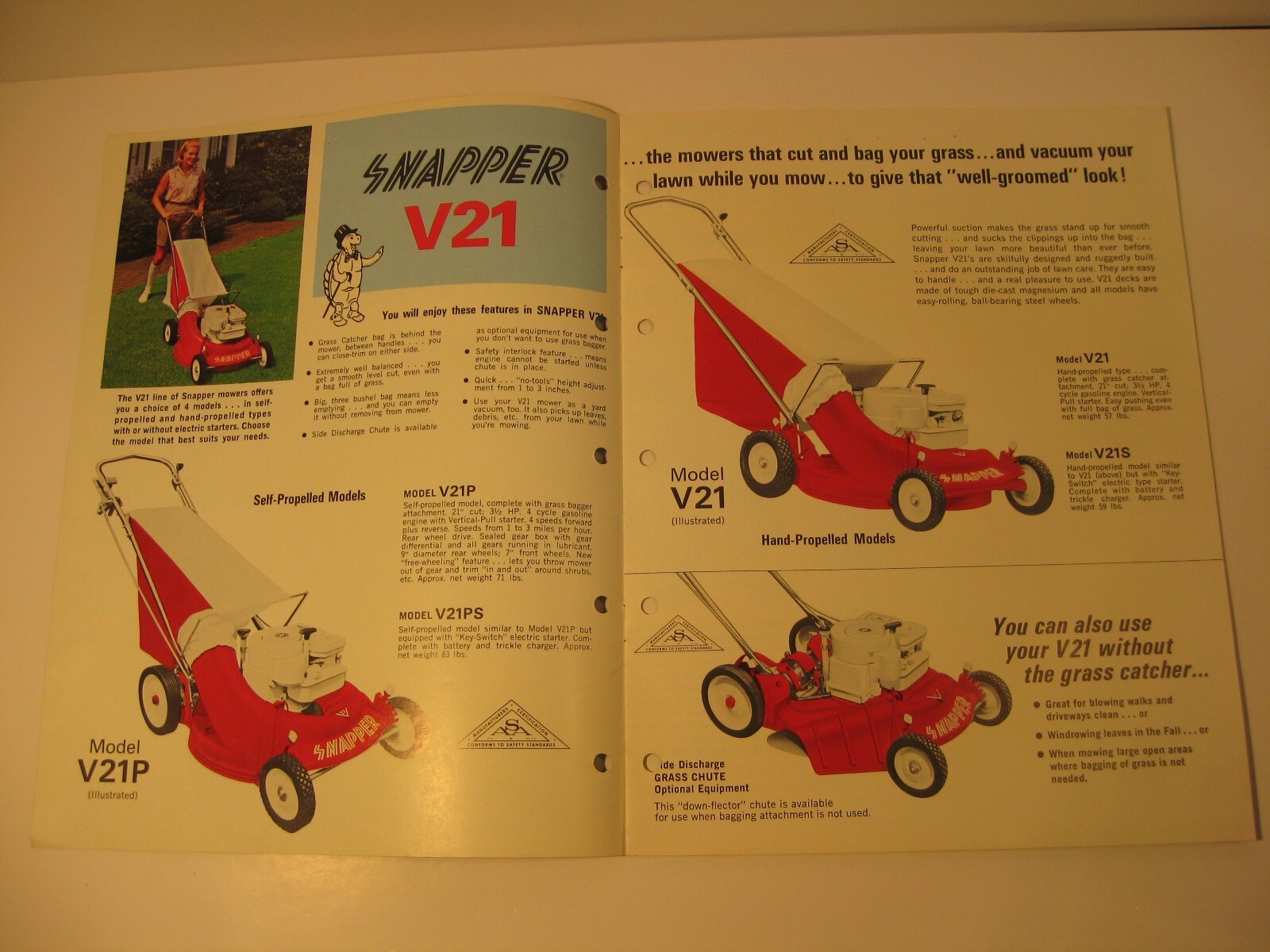 Snapper Mowers And Tillers Sales Brochure Old McDonough