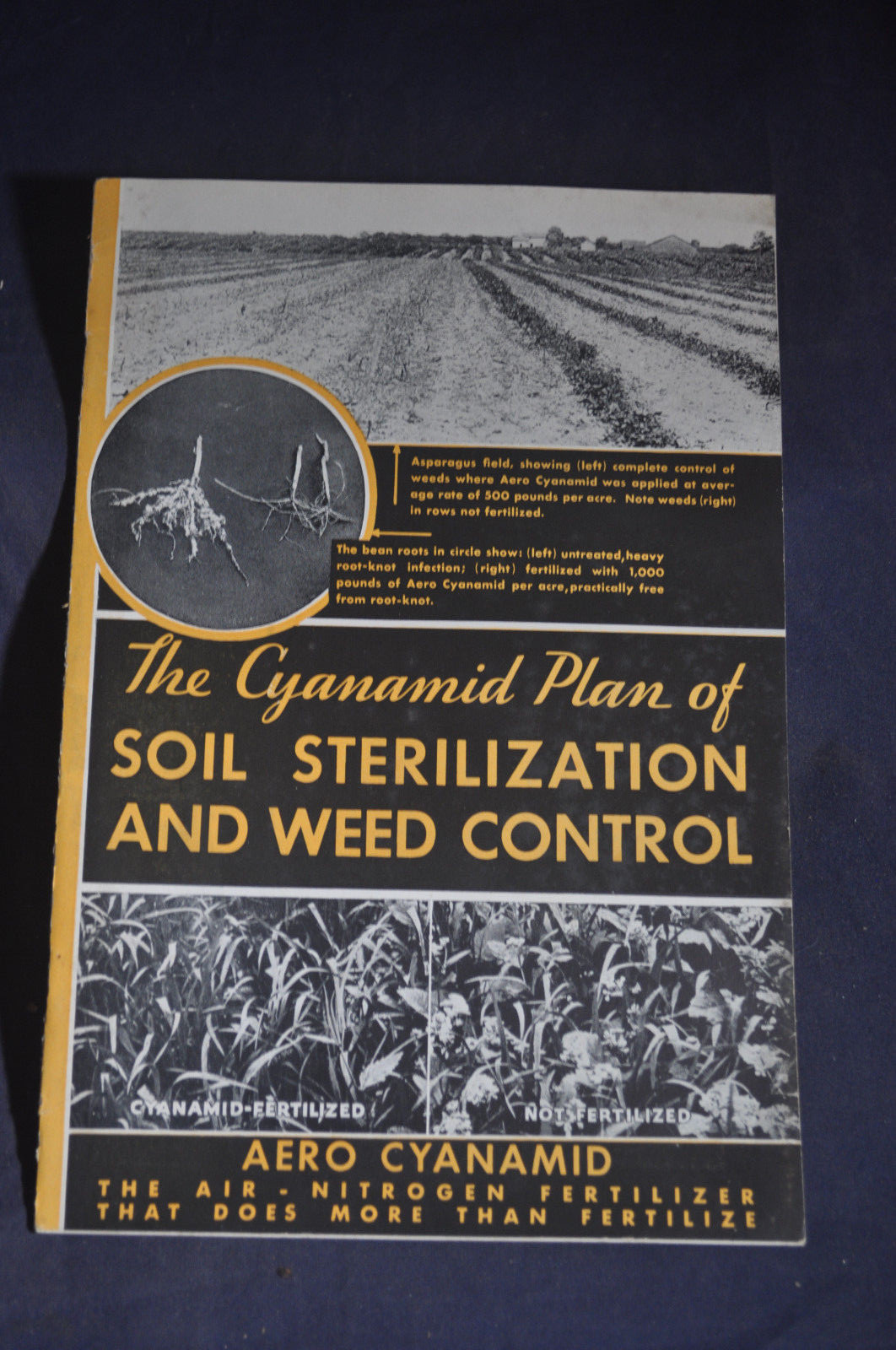 1932 The Cyanamid Plan For Soil Sterilization & Weed Control Brochure