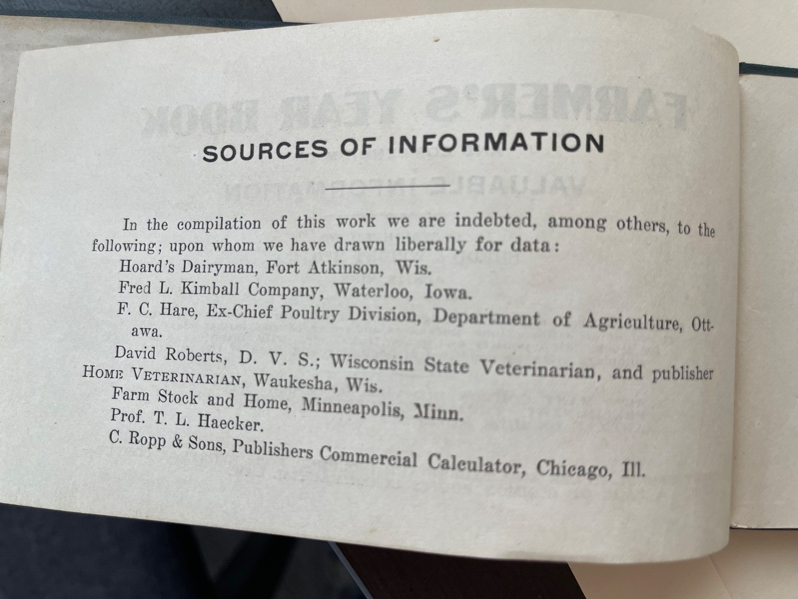 Old « Reed & Shelso Co. General Merchandise », BROOTEN, MN Farmer&rsquo;s Yearbook