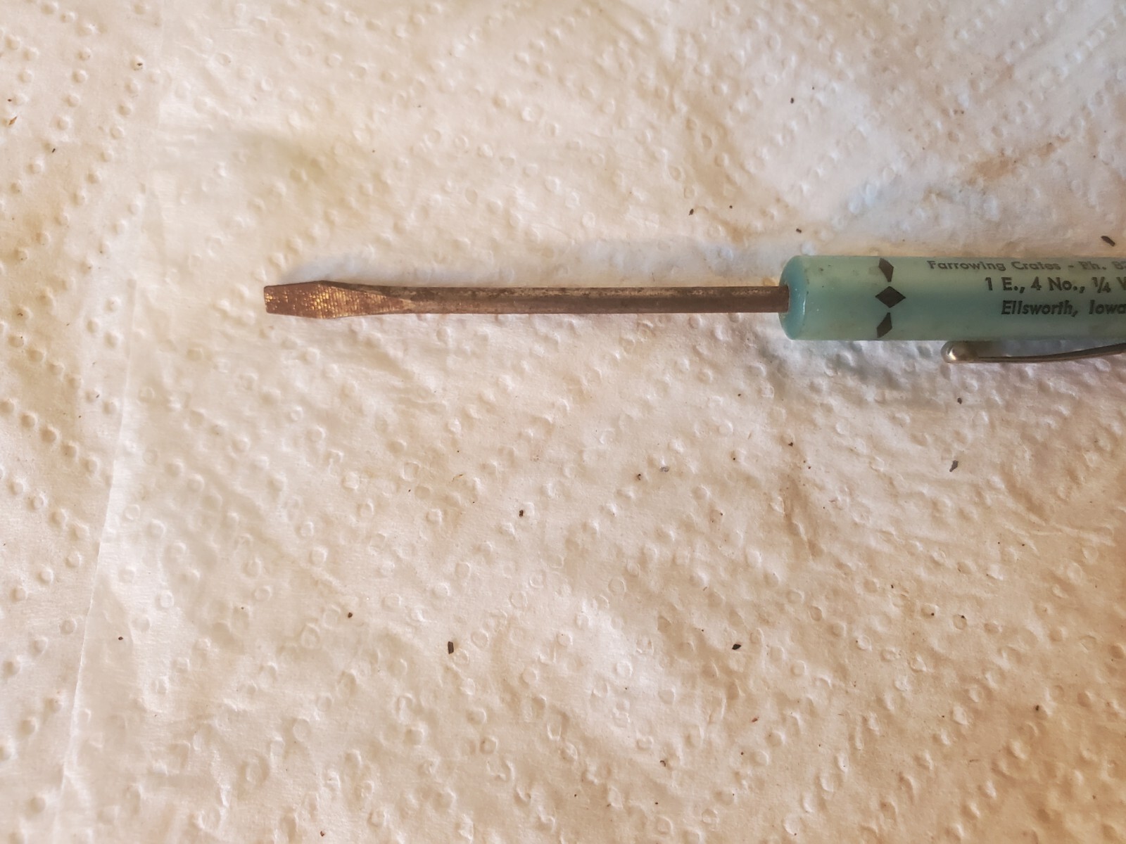 5-1/4&Prime; Screwdriver Abell Implement Ellsworth Iowa Brady Equipment Lifetime #1