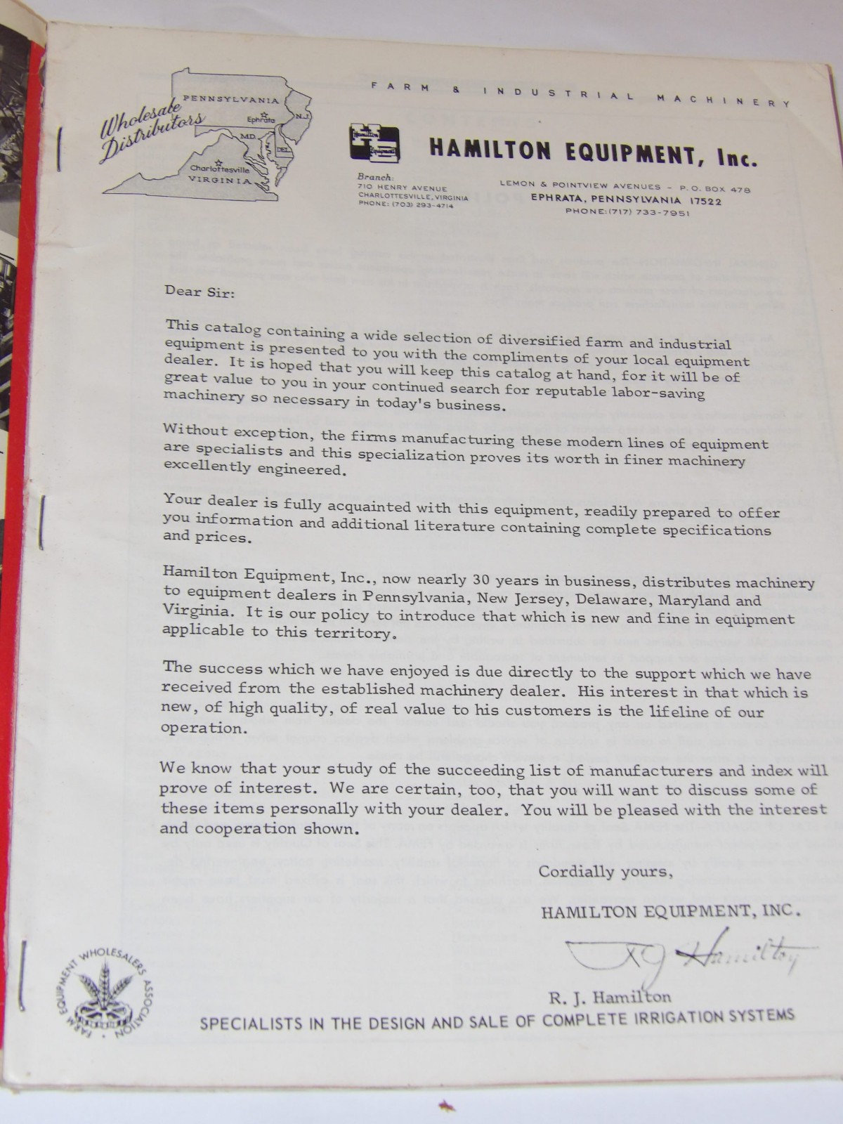 VINTAGE 1968 FARM IMPLEMENT CATALOG~MOWERS/FERTILIZERS/SPRAYERS/TILLERS/SPREADER