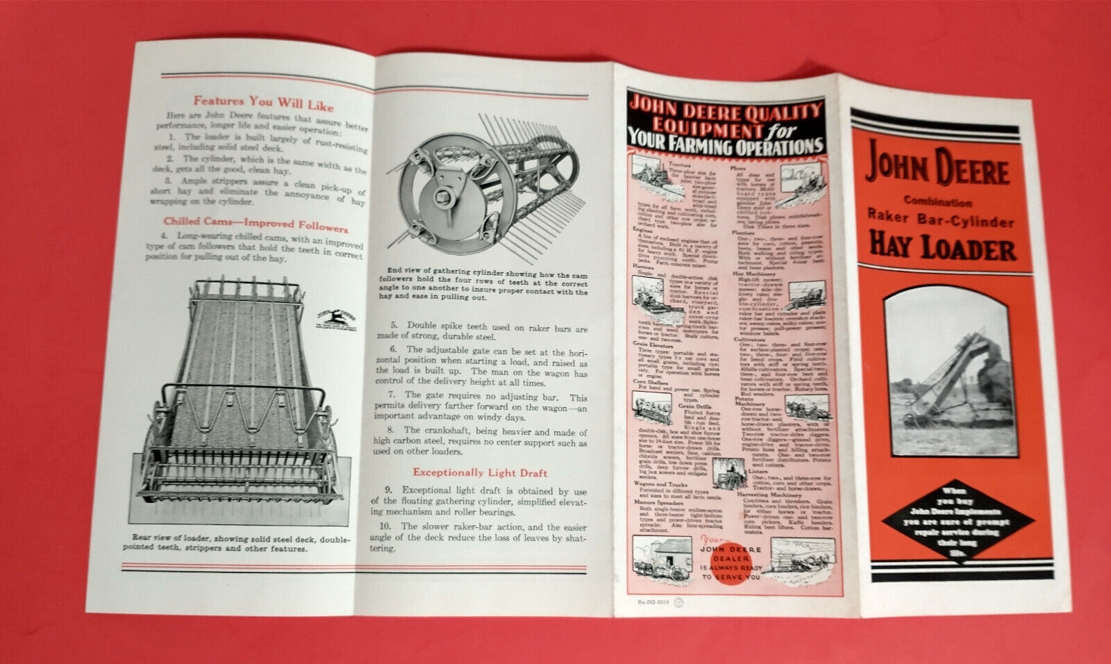 JOHN DEERE HAY LOADER 1933 ? BROCHURE ORIGINAL