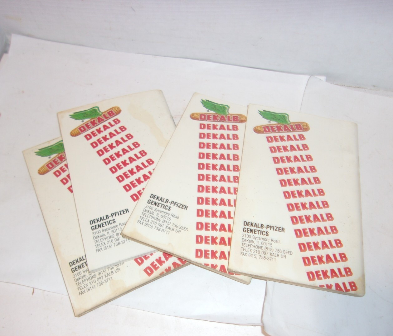 Dekalb Farmers Pocket Book Advertising Agriculture Fact Finder Lot Vintage farm