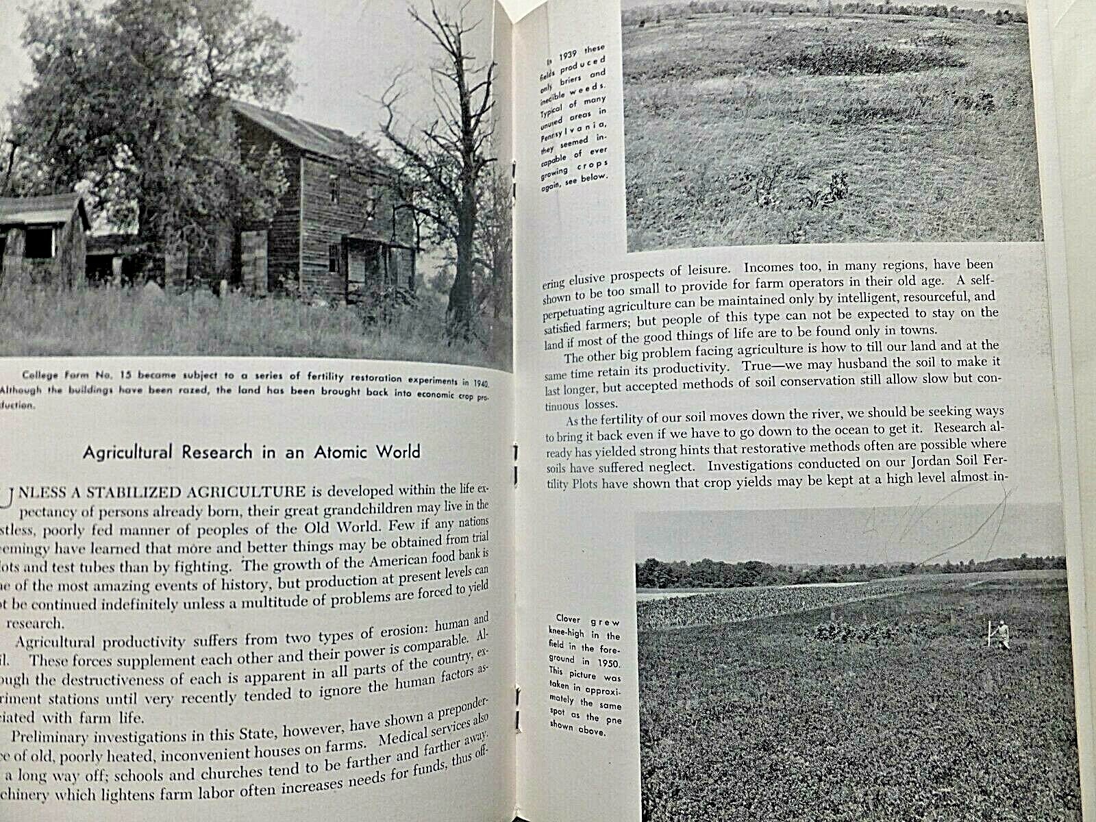 Science for the Farmer. 1950 Penn State Agrculture Experimental Station Report
