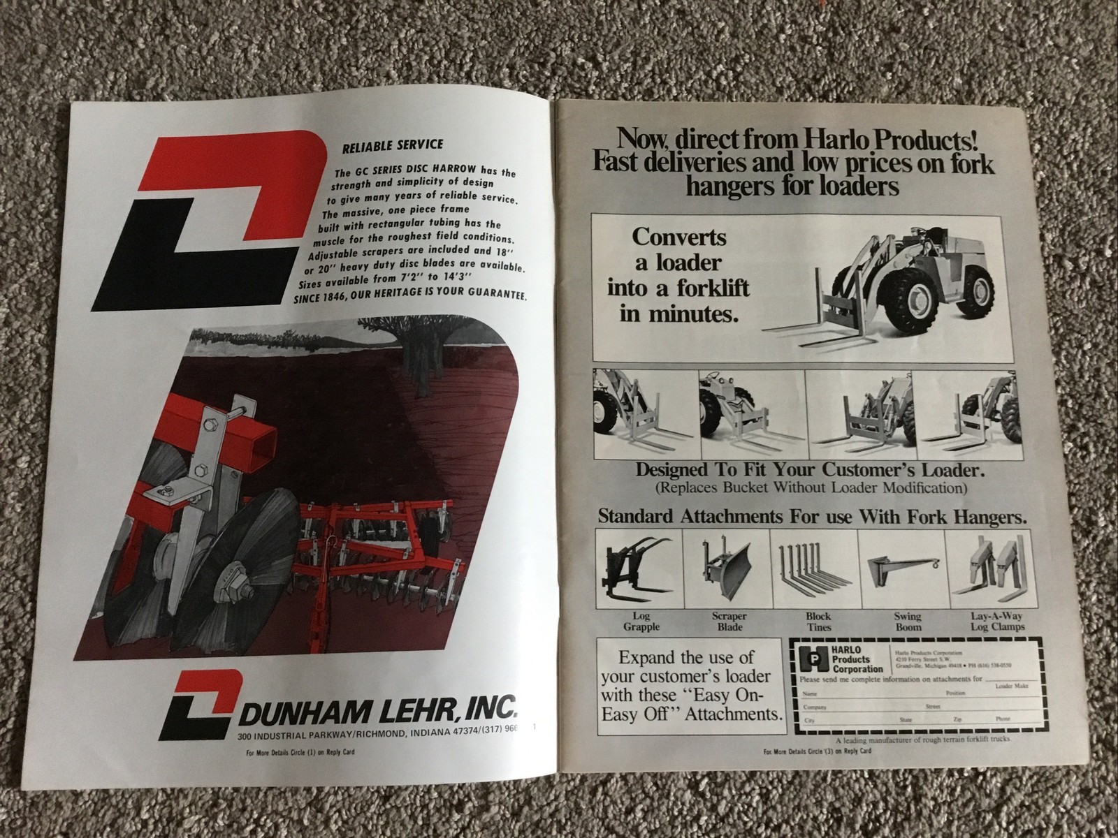 Implement & Tractor Magazine February 21, 1976 Farming Agriculture Vintage Ads J