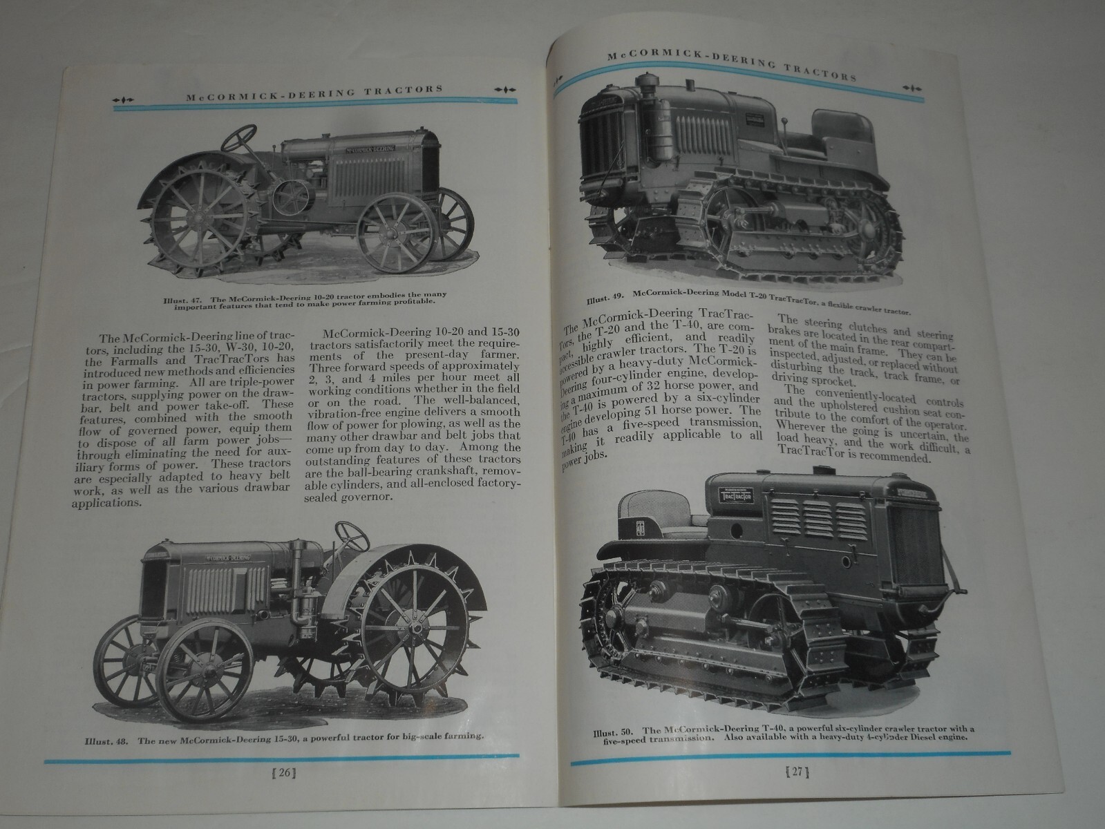 IH MCCORMICK DEERING Ensilage Cutters 1934 Salesman Brochure Type A G F No. 12A