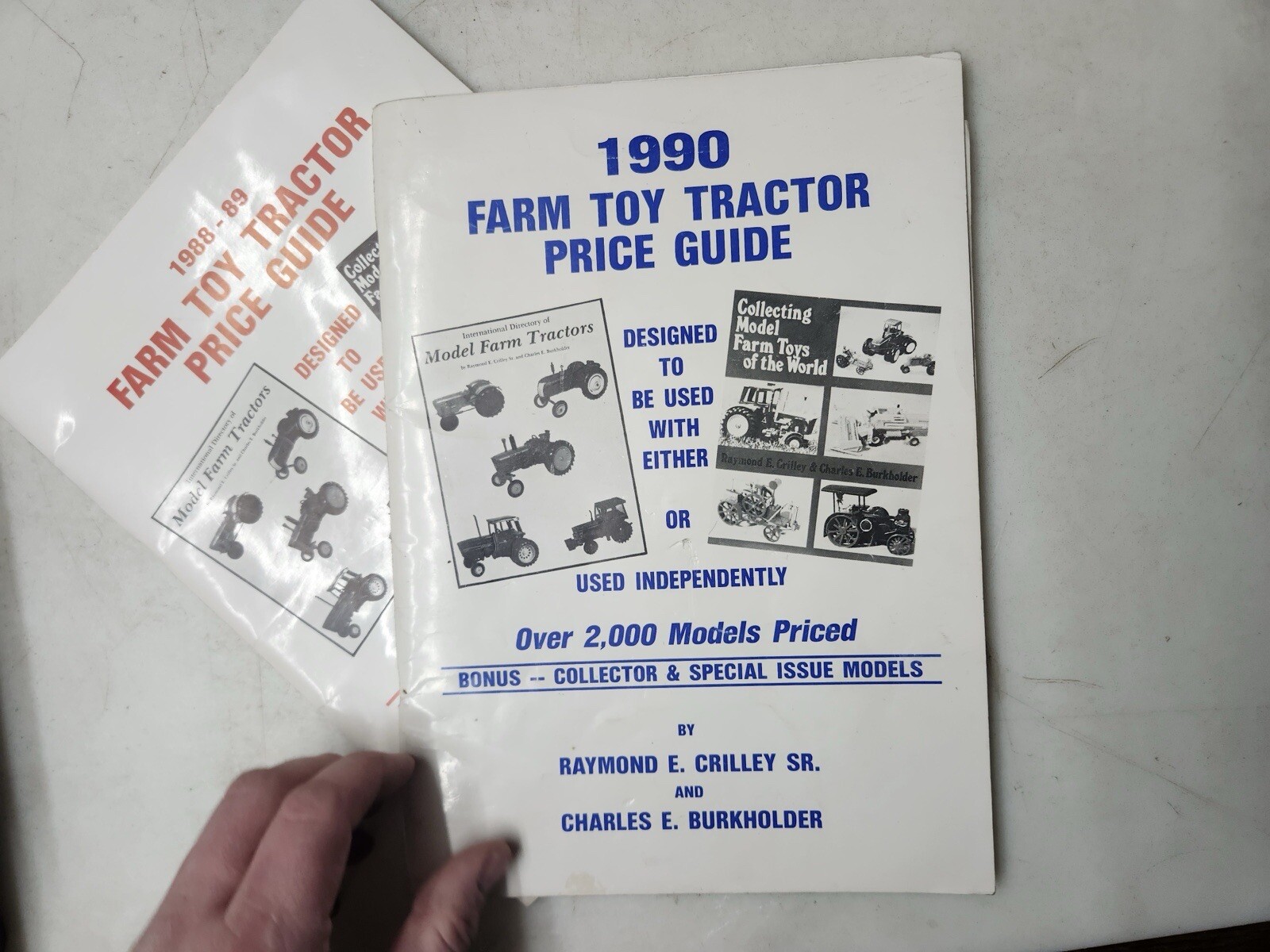 Vintage 1989-1991 Farm Toy Tractor Price Guide Set
